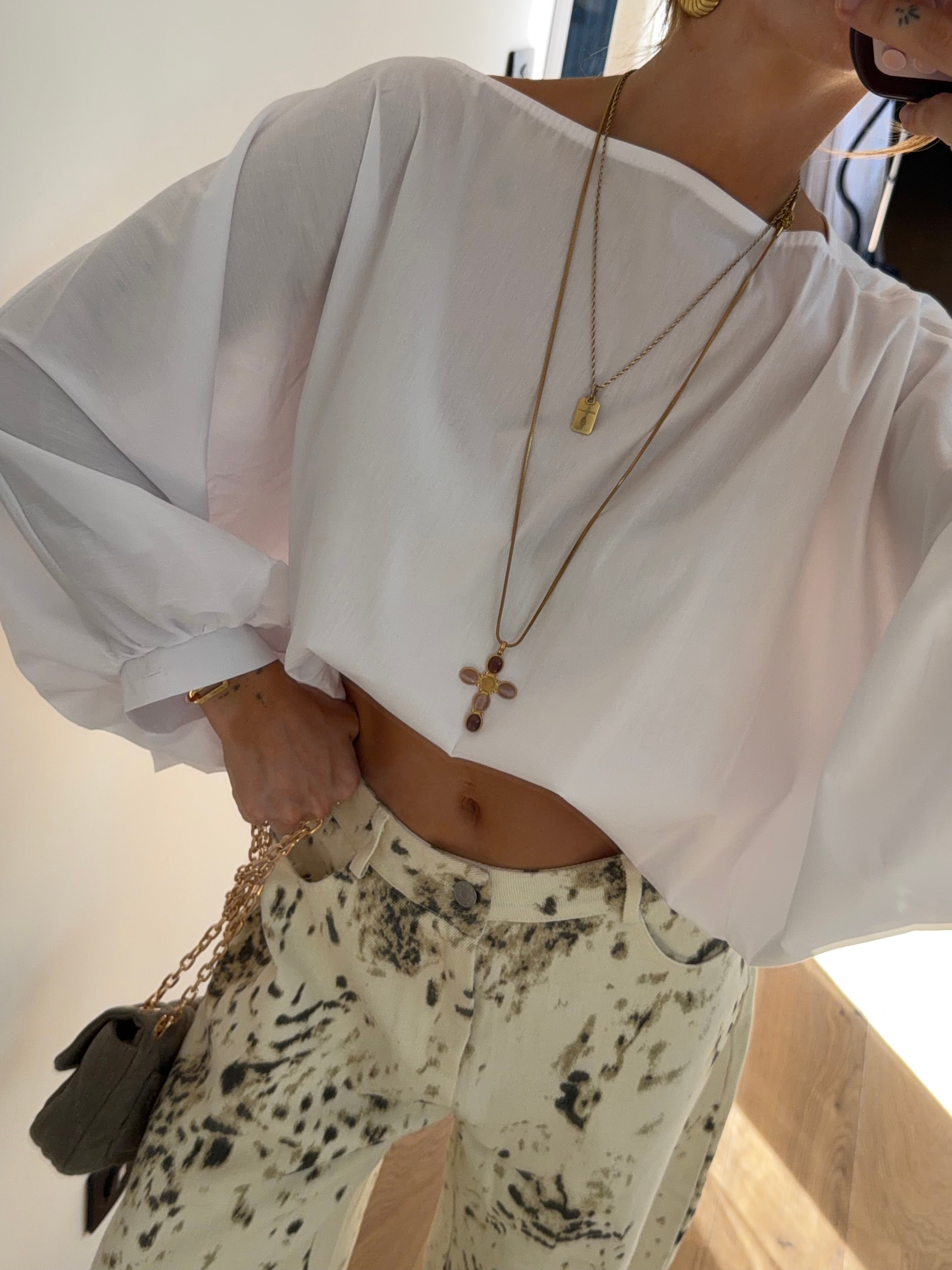 Blouse Elia - blanche