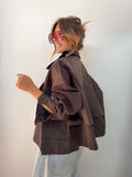 Trench Milan - chocolat