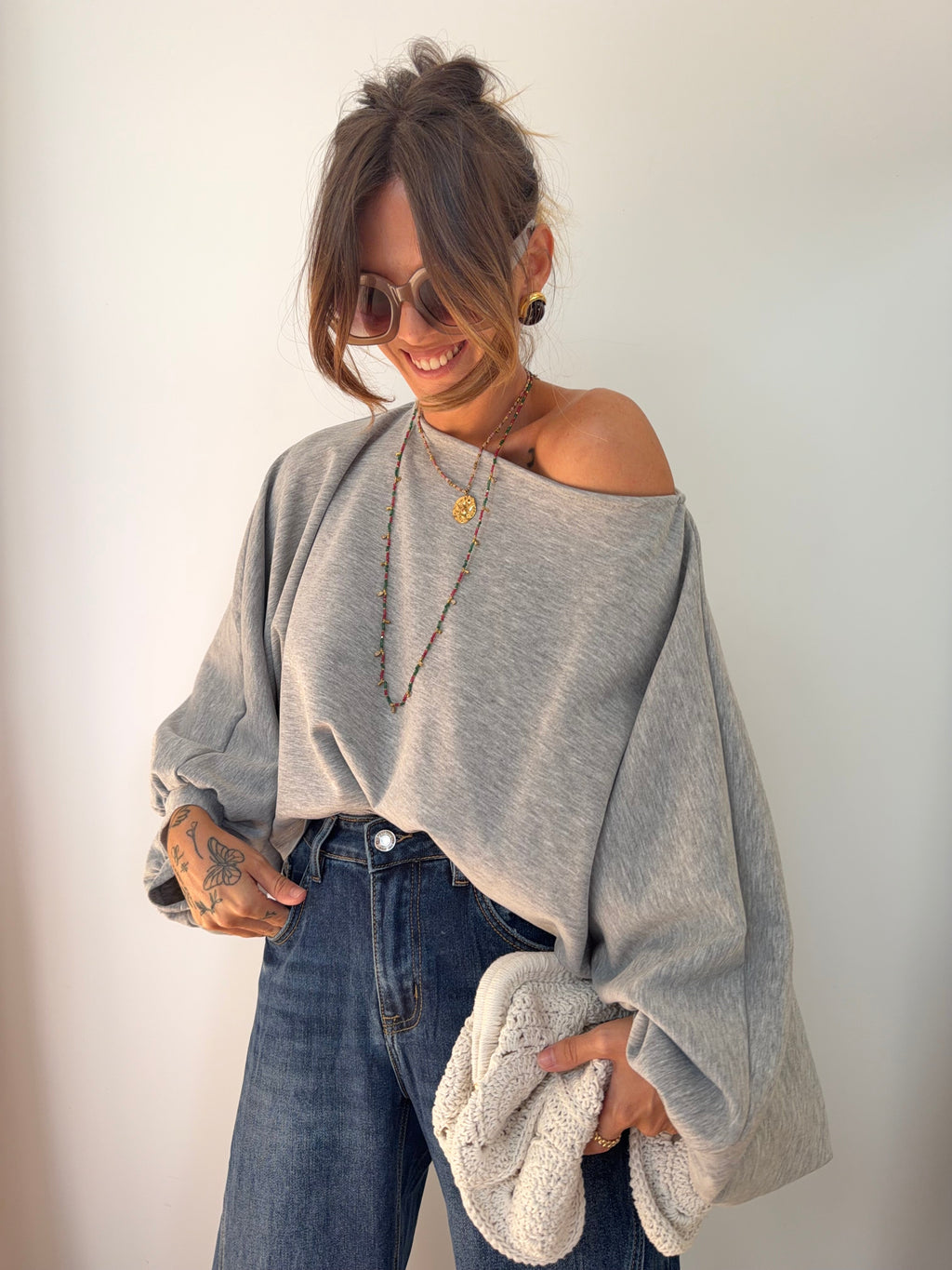 Sweat Ibiza - gris