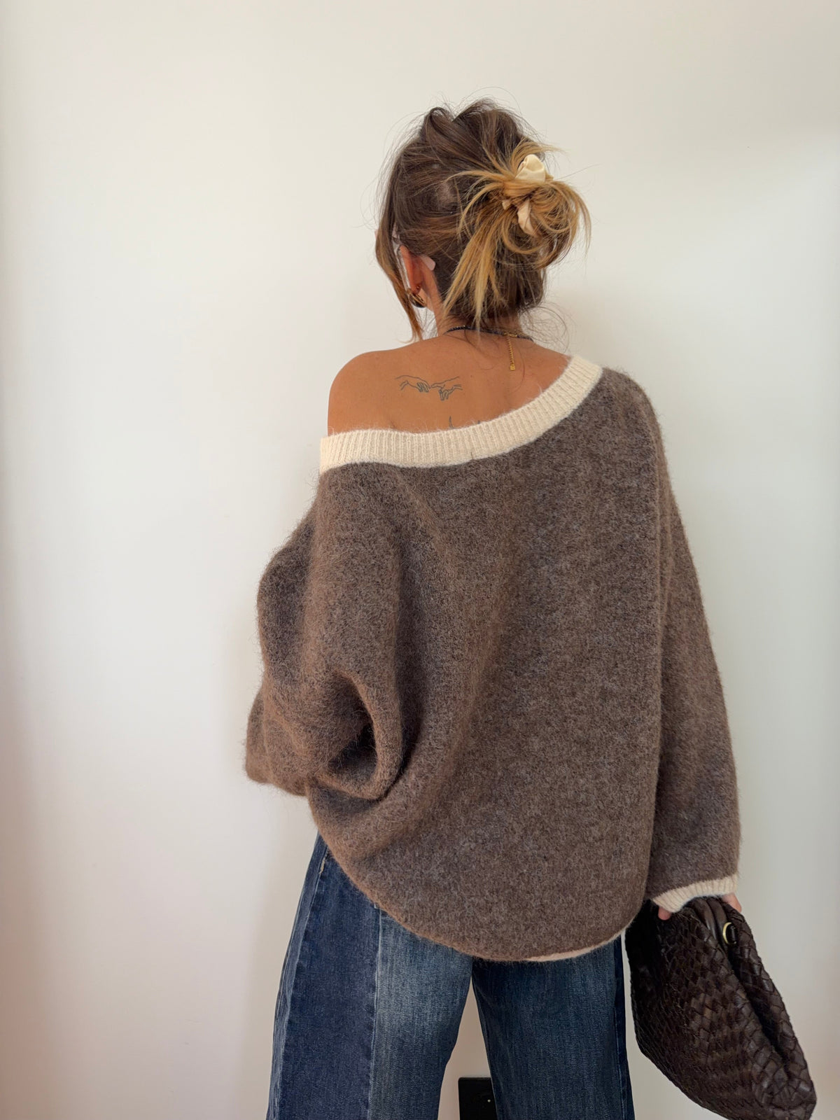 Pull Bali - moka et beige