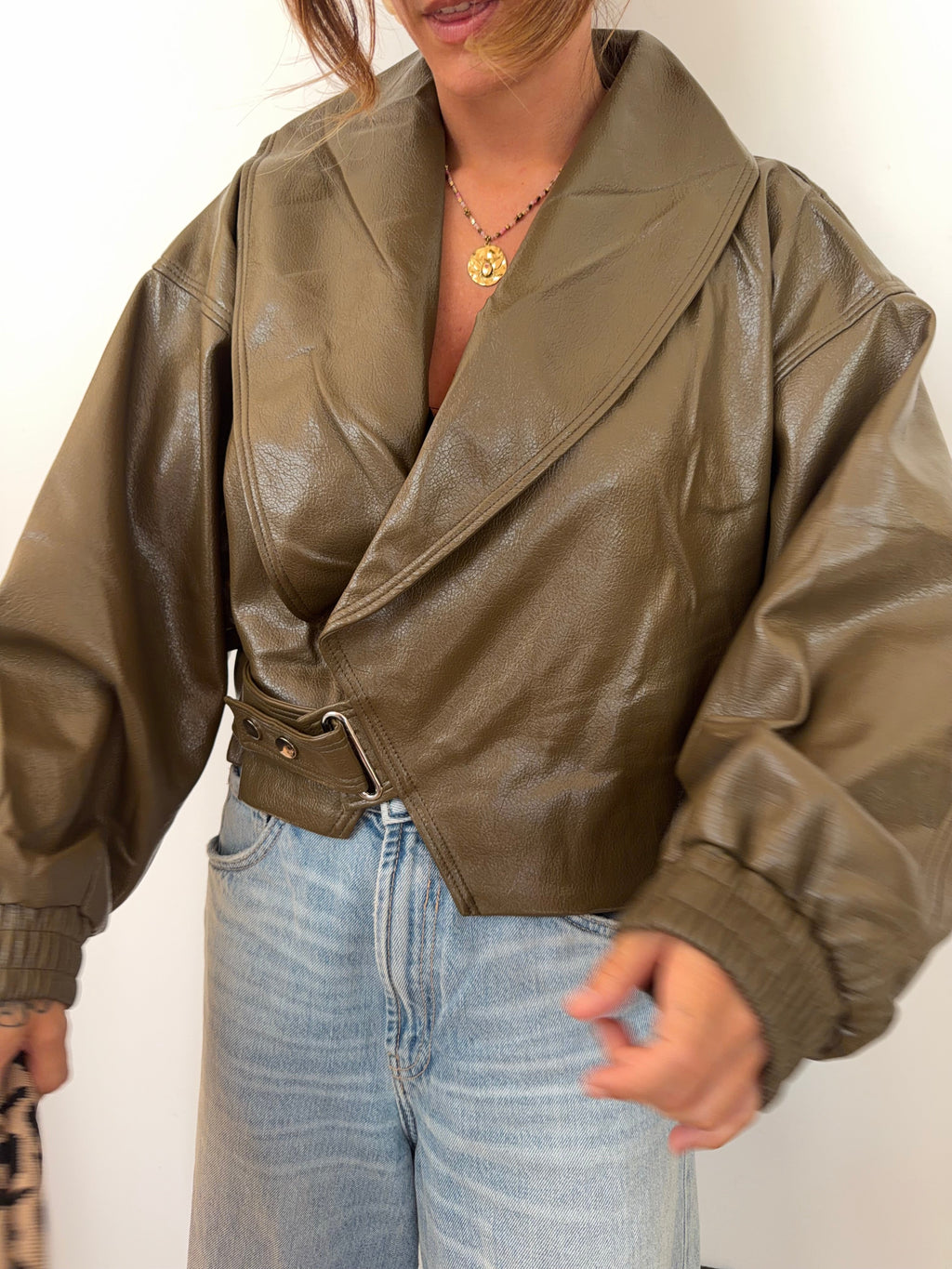 Veste simili kaki