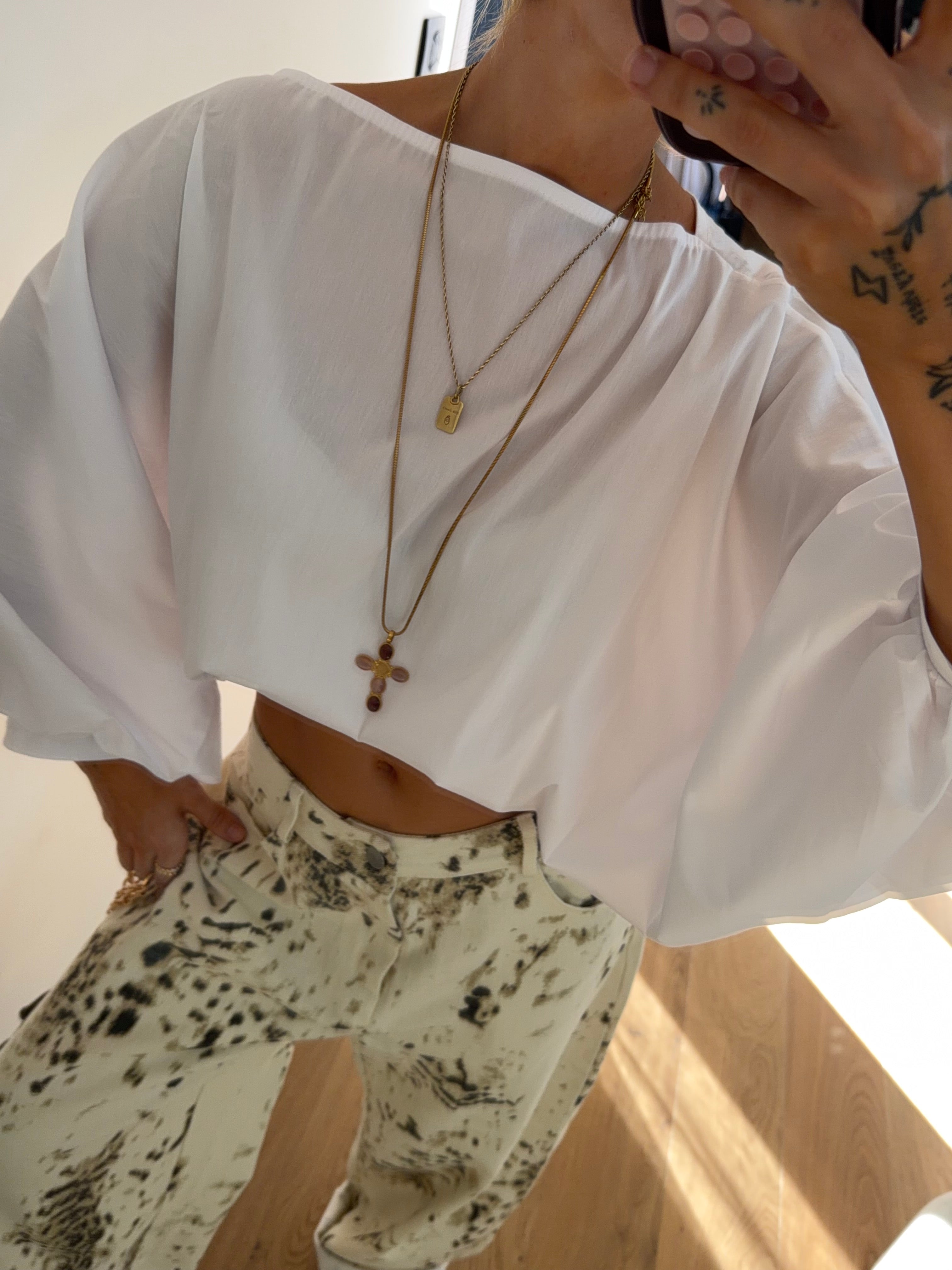 Blouse Elia - blanche
