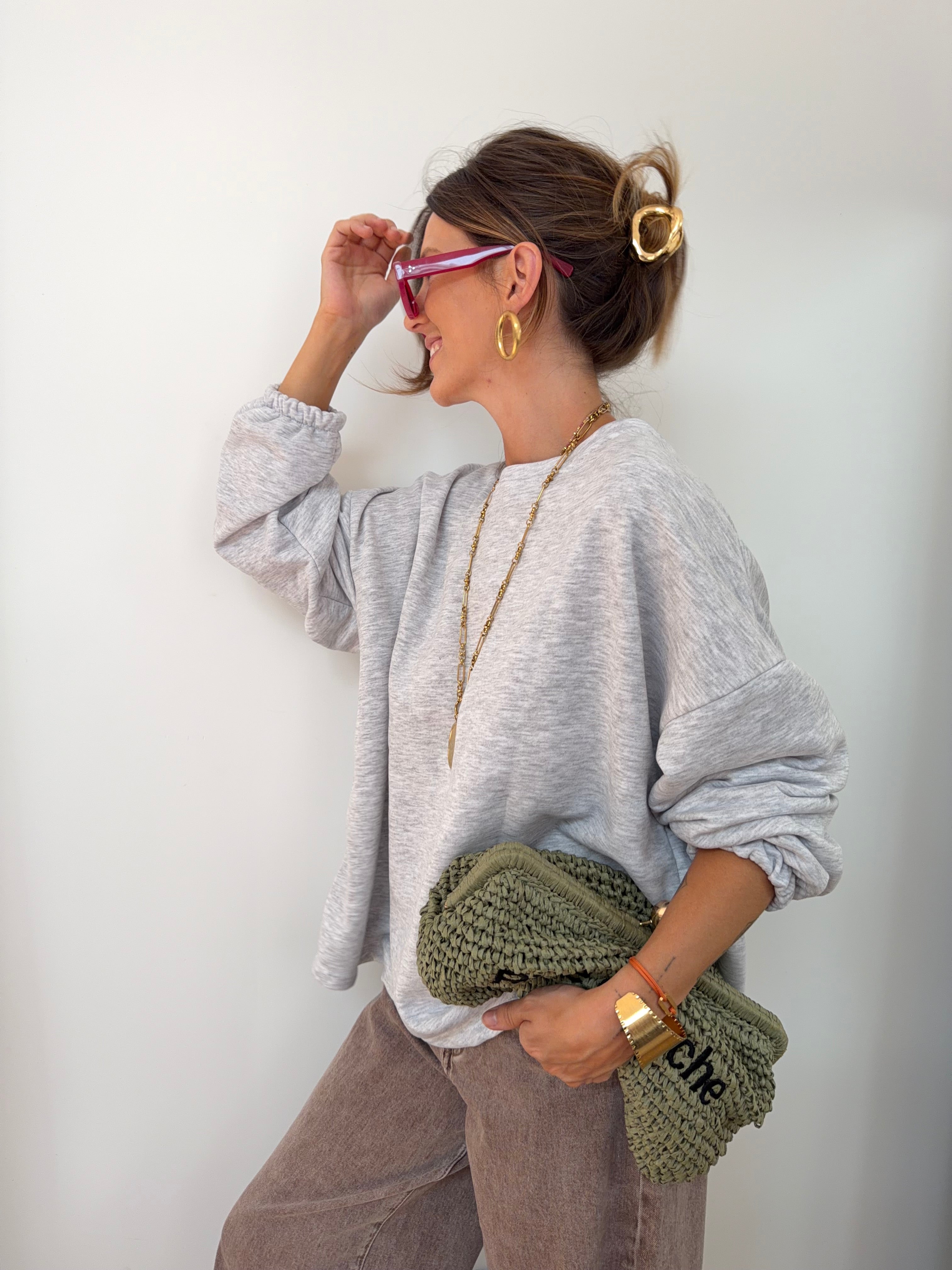 Sweat Copine - kaki