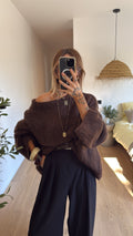 Pull Marlon - chocolat