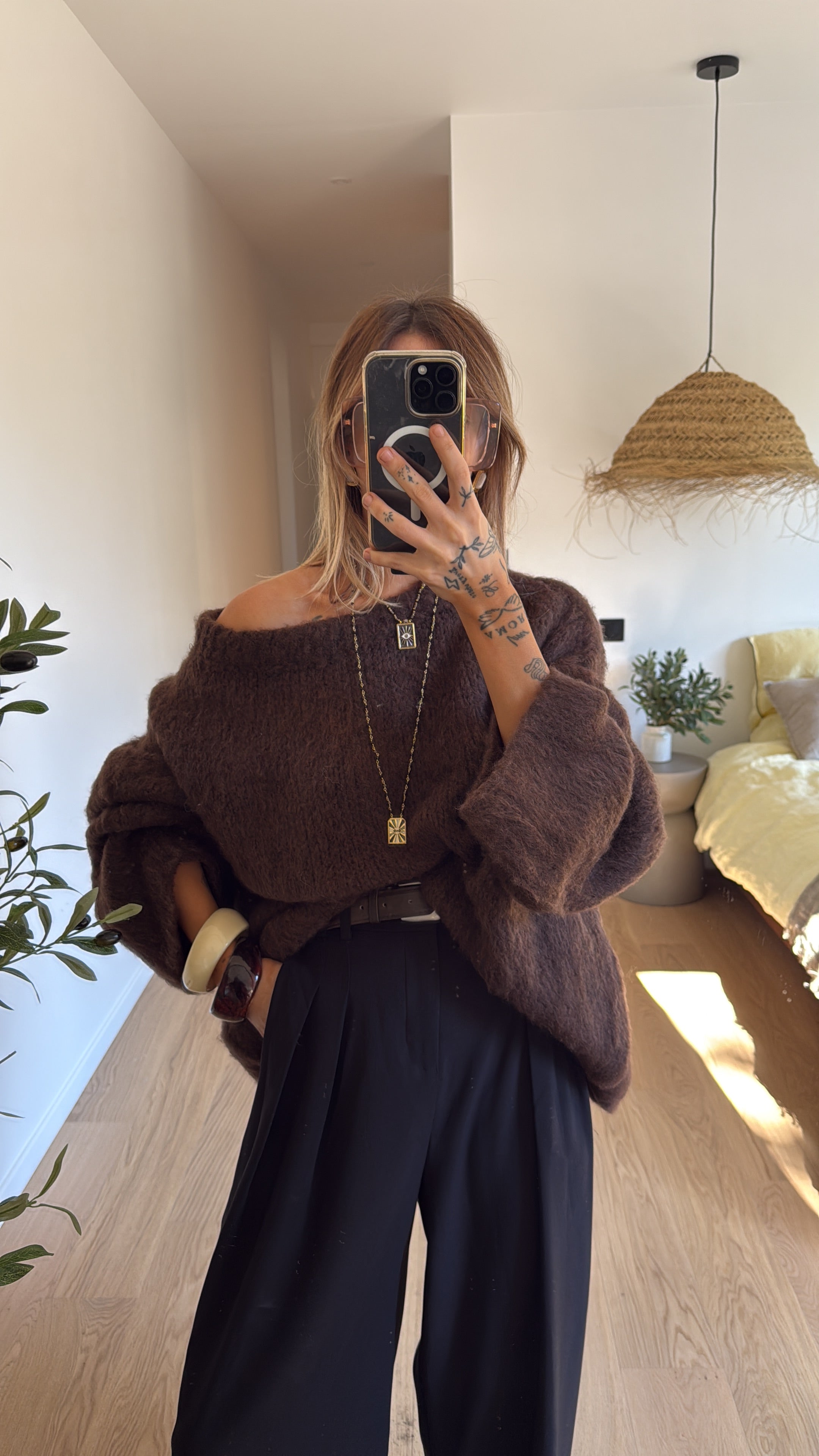 Pull Marlon - chocolat