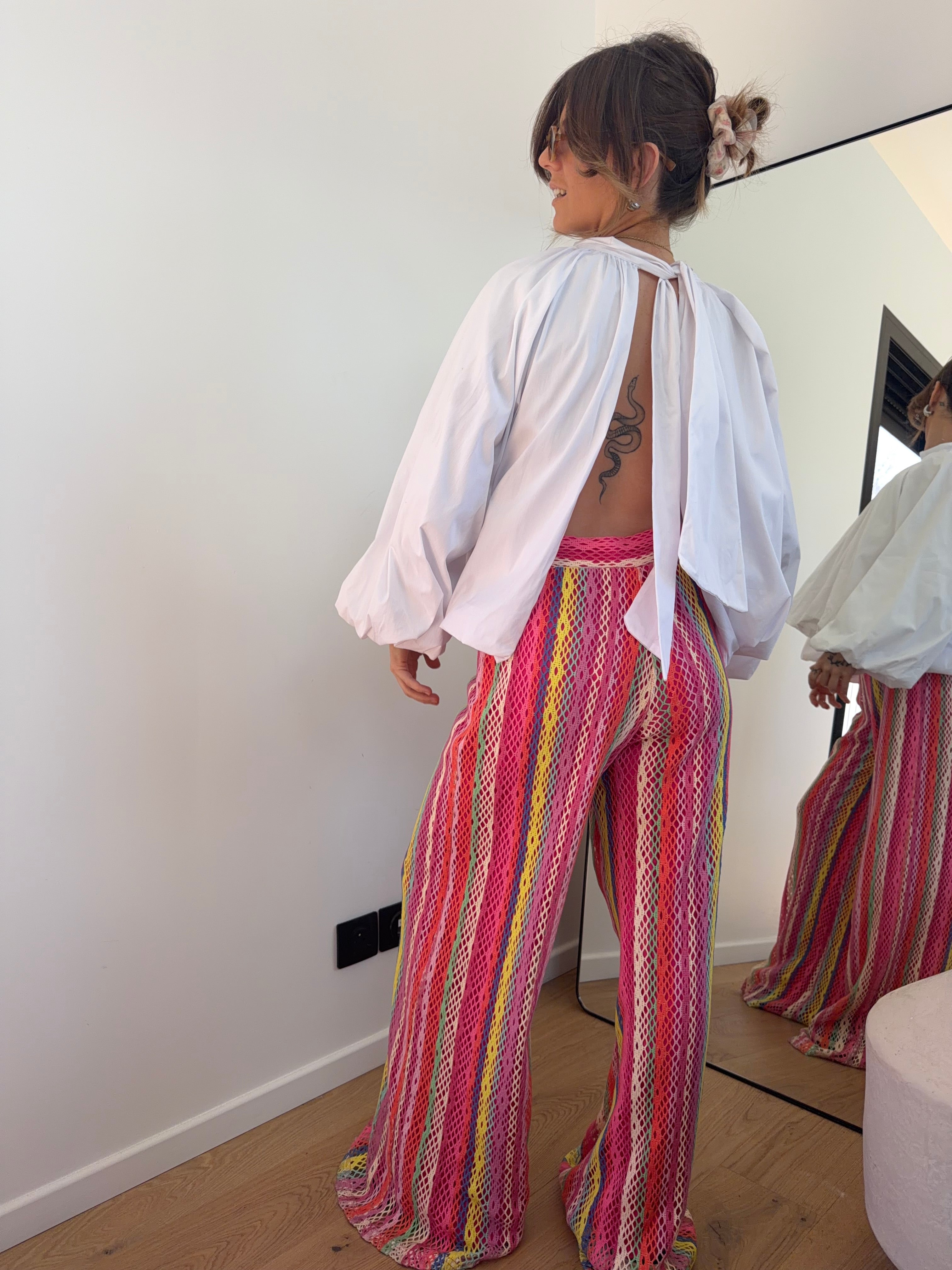 Pantalon crochet - color 🇫🇷