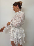 Robe dentelle - blanche