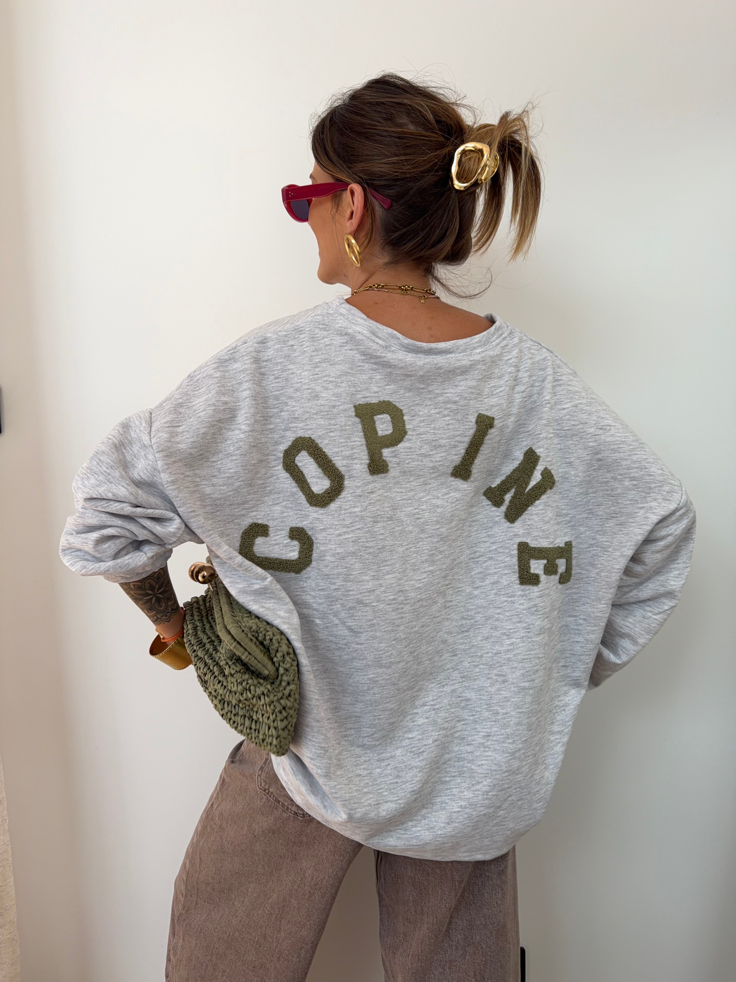 Sweat Copine - kaki