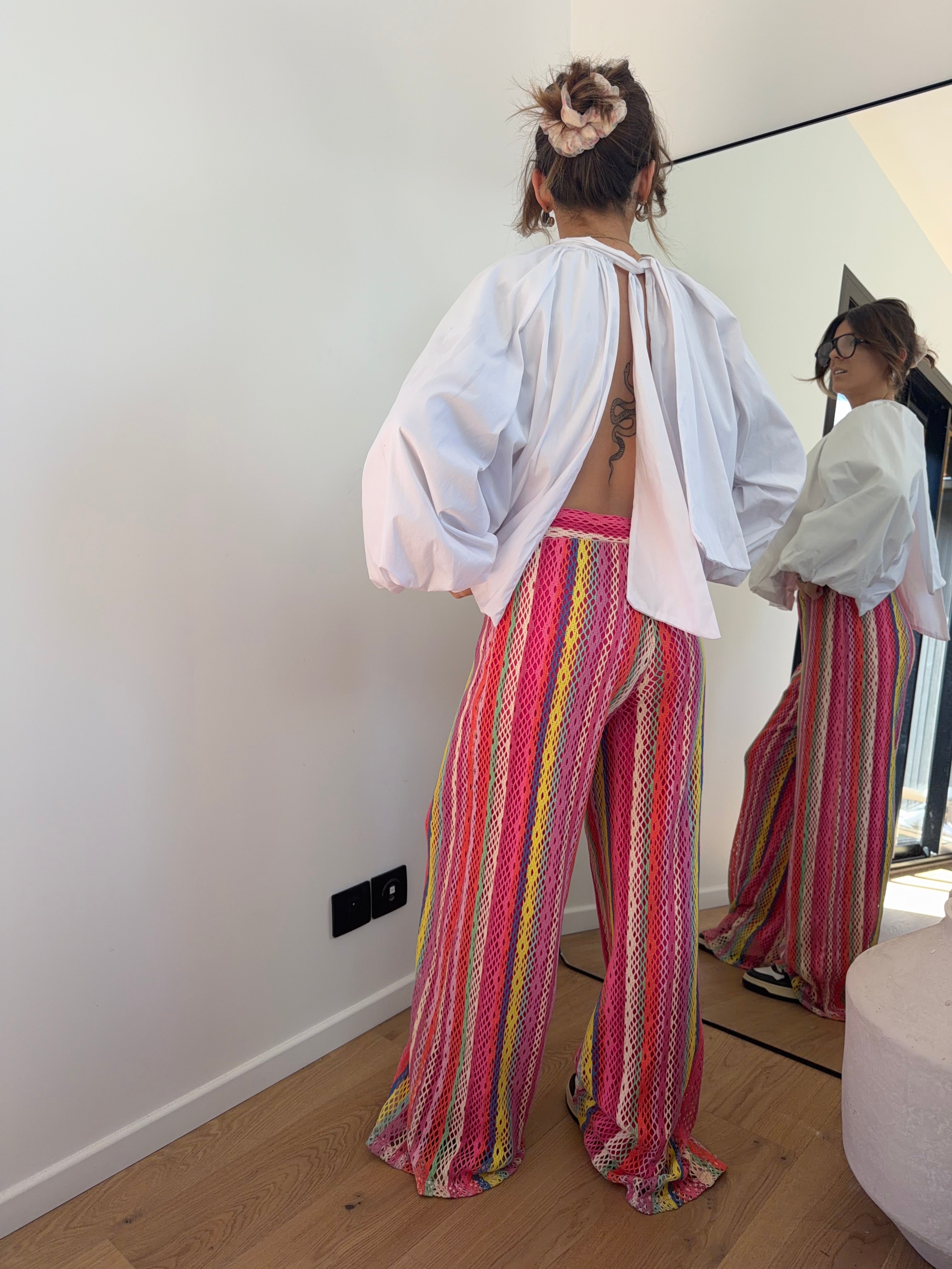 Pantalon crochet - color 🇫🇷