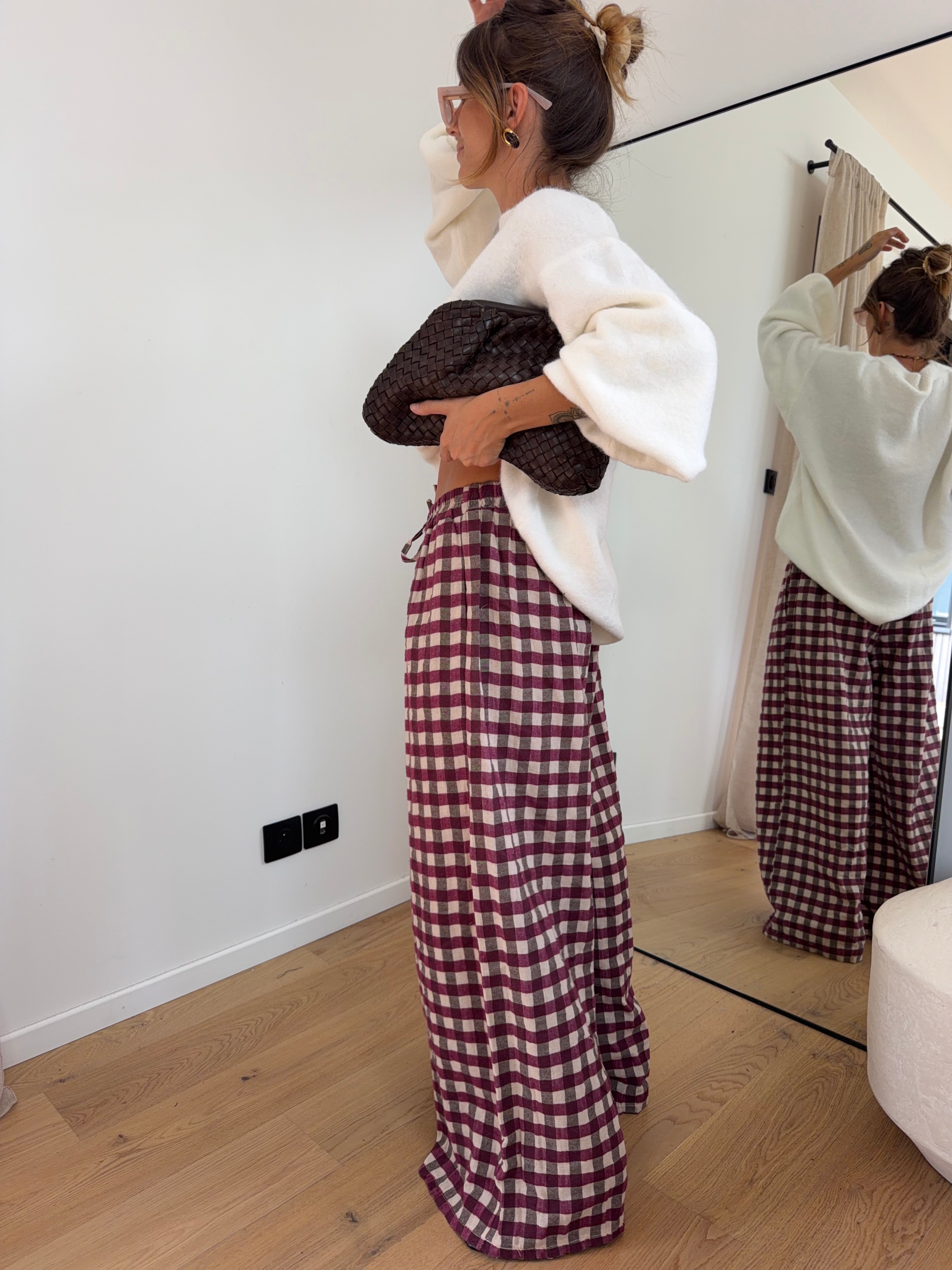 Pantalon Hazel - prune