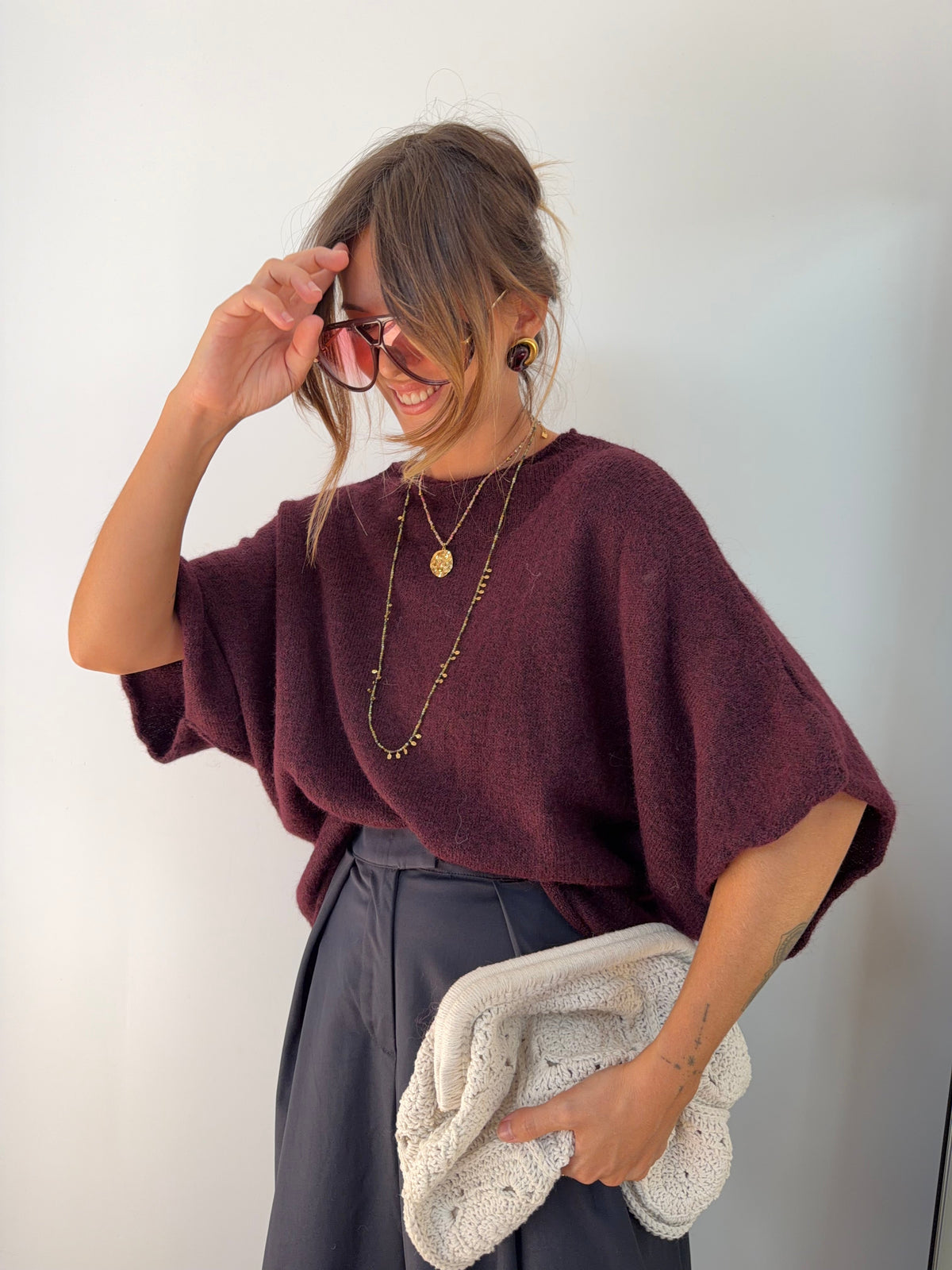 Pull Paris - prune (pré commande)