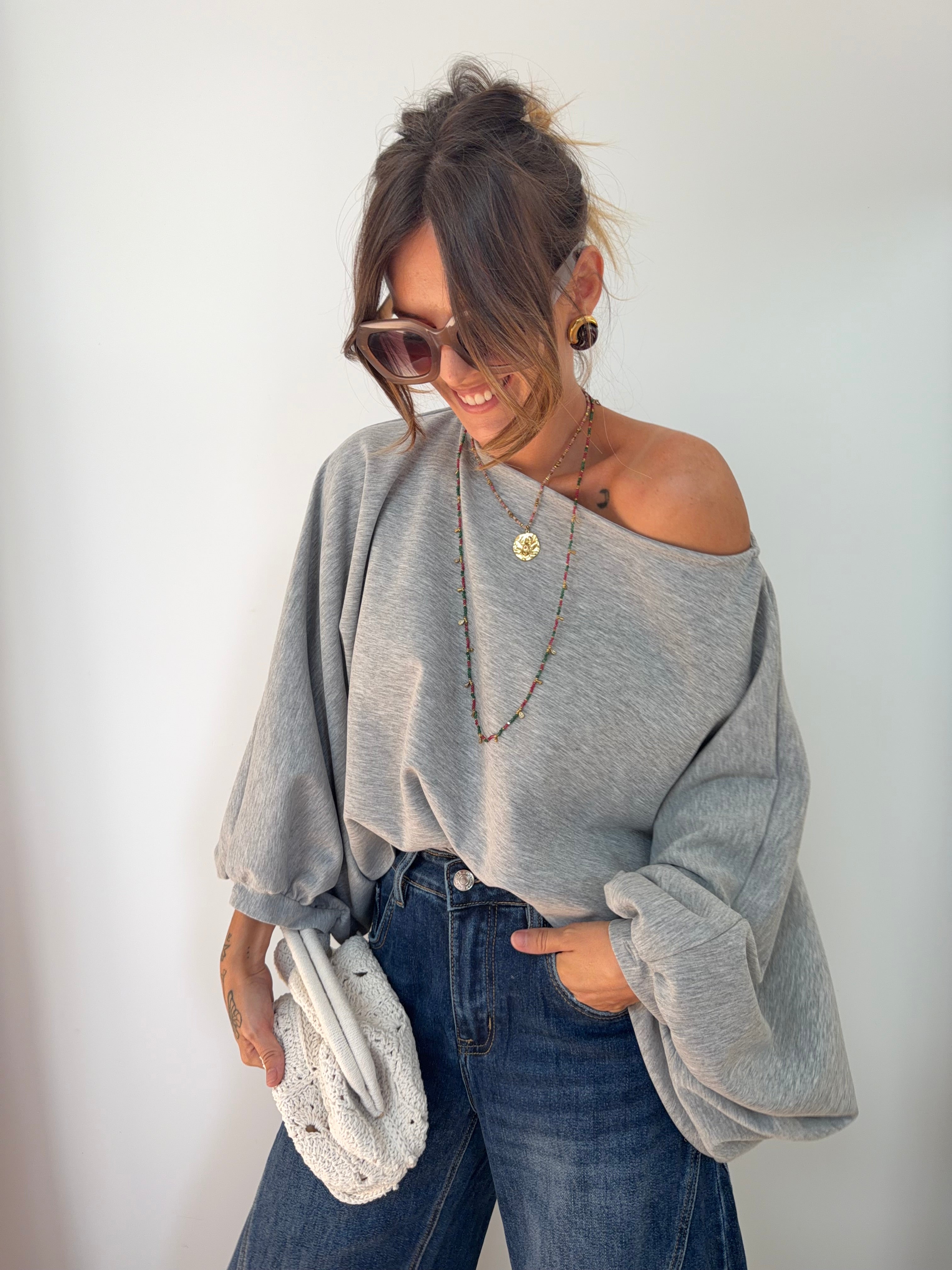 Sweat Ibiza - gris