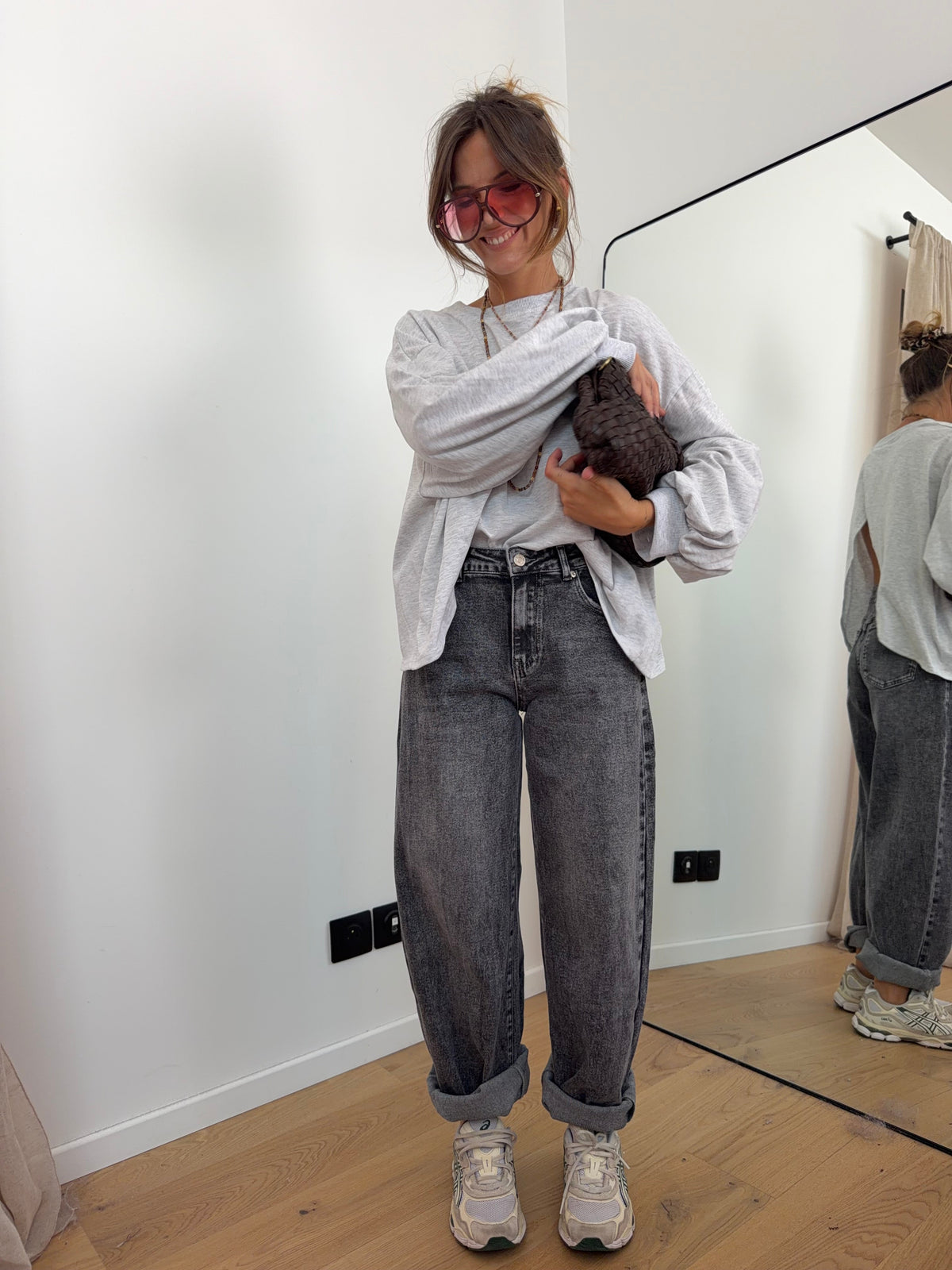 Jeans Maël - gris chiné