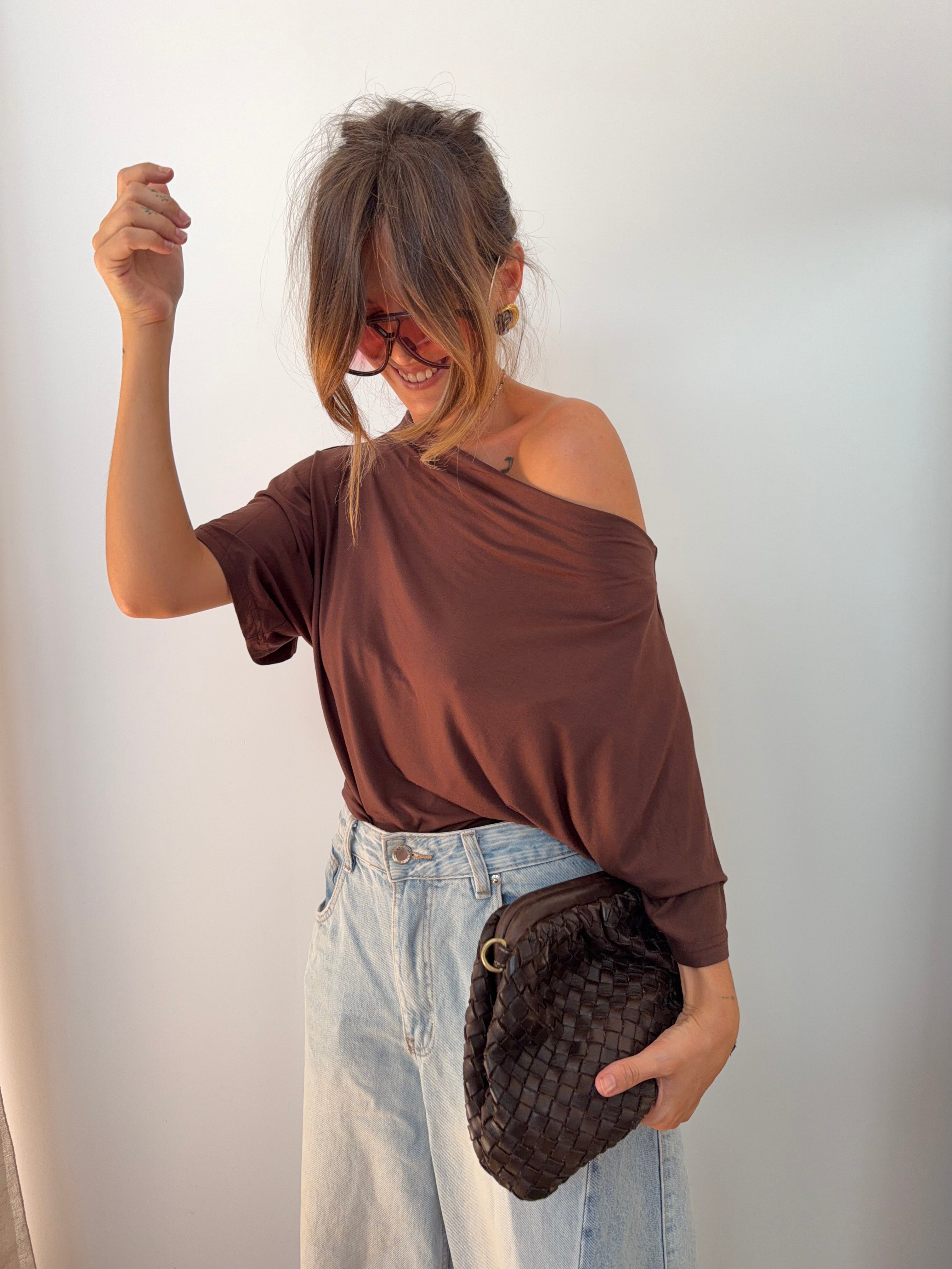 T-shirt Calvi - chocolat