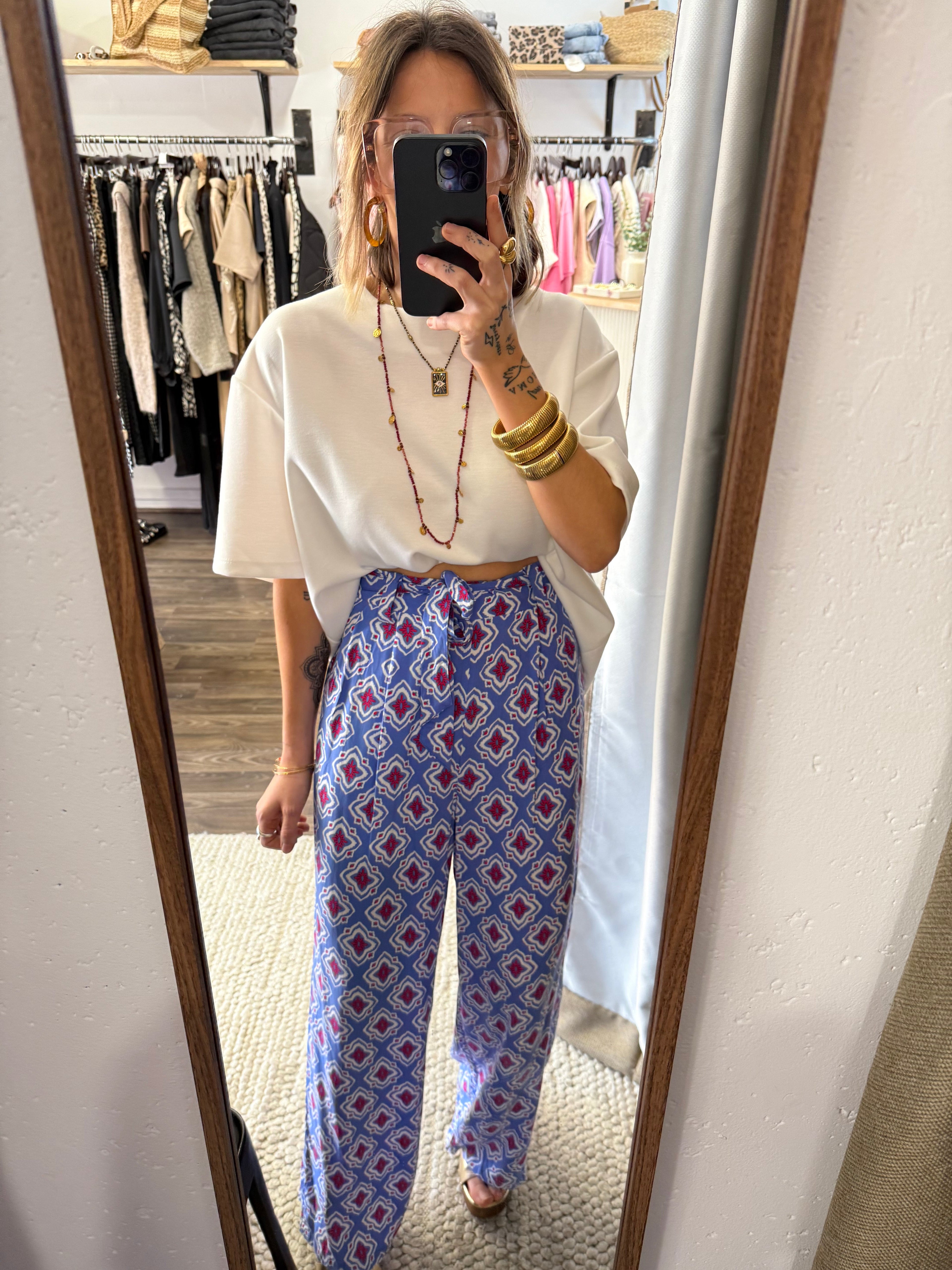 Pantalon fluide - bluna