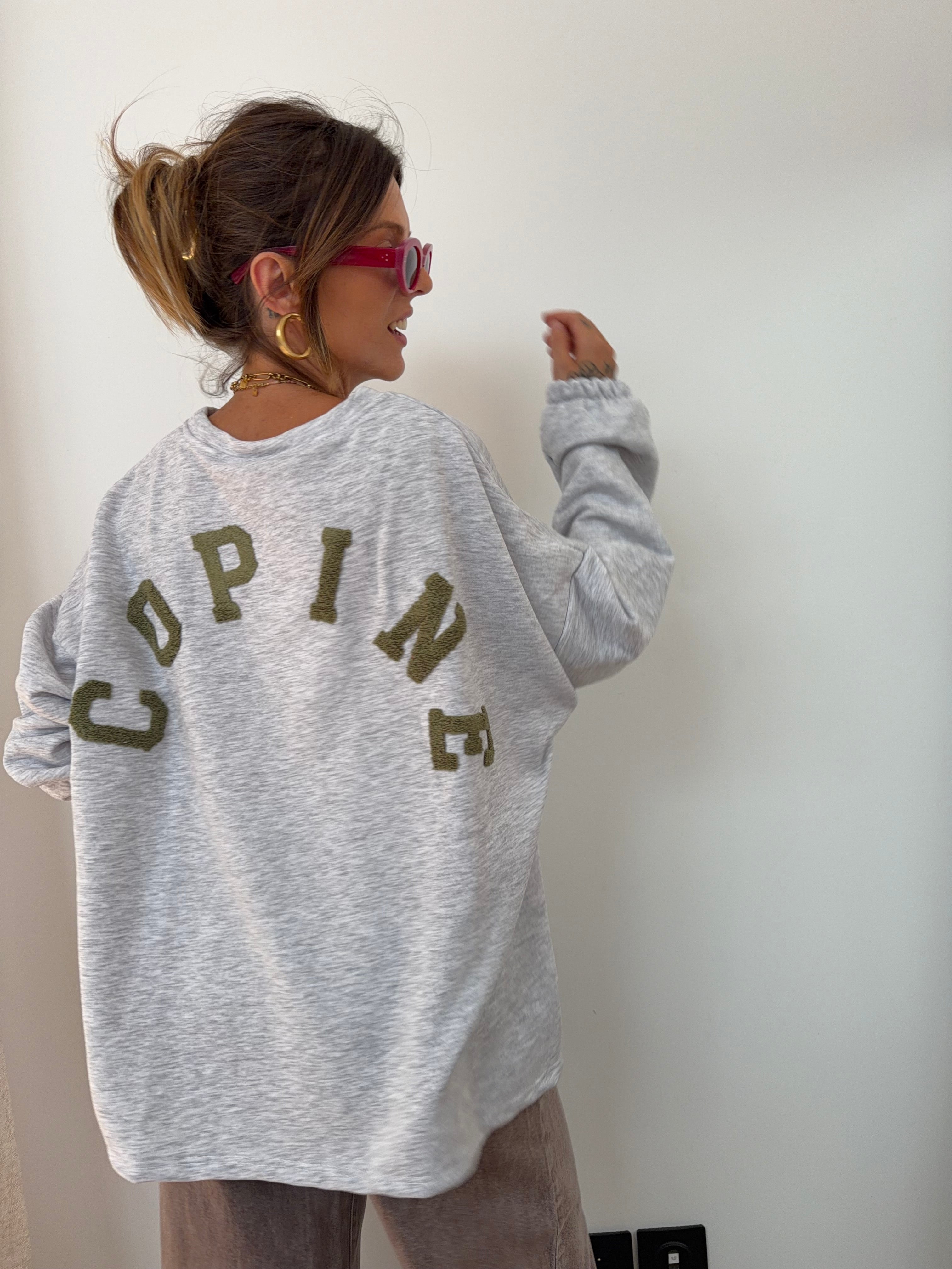 Sweat Copine - kaki
