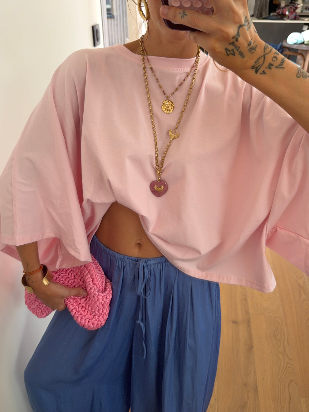T-shirt parfait - rose