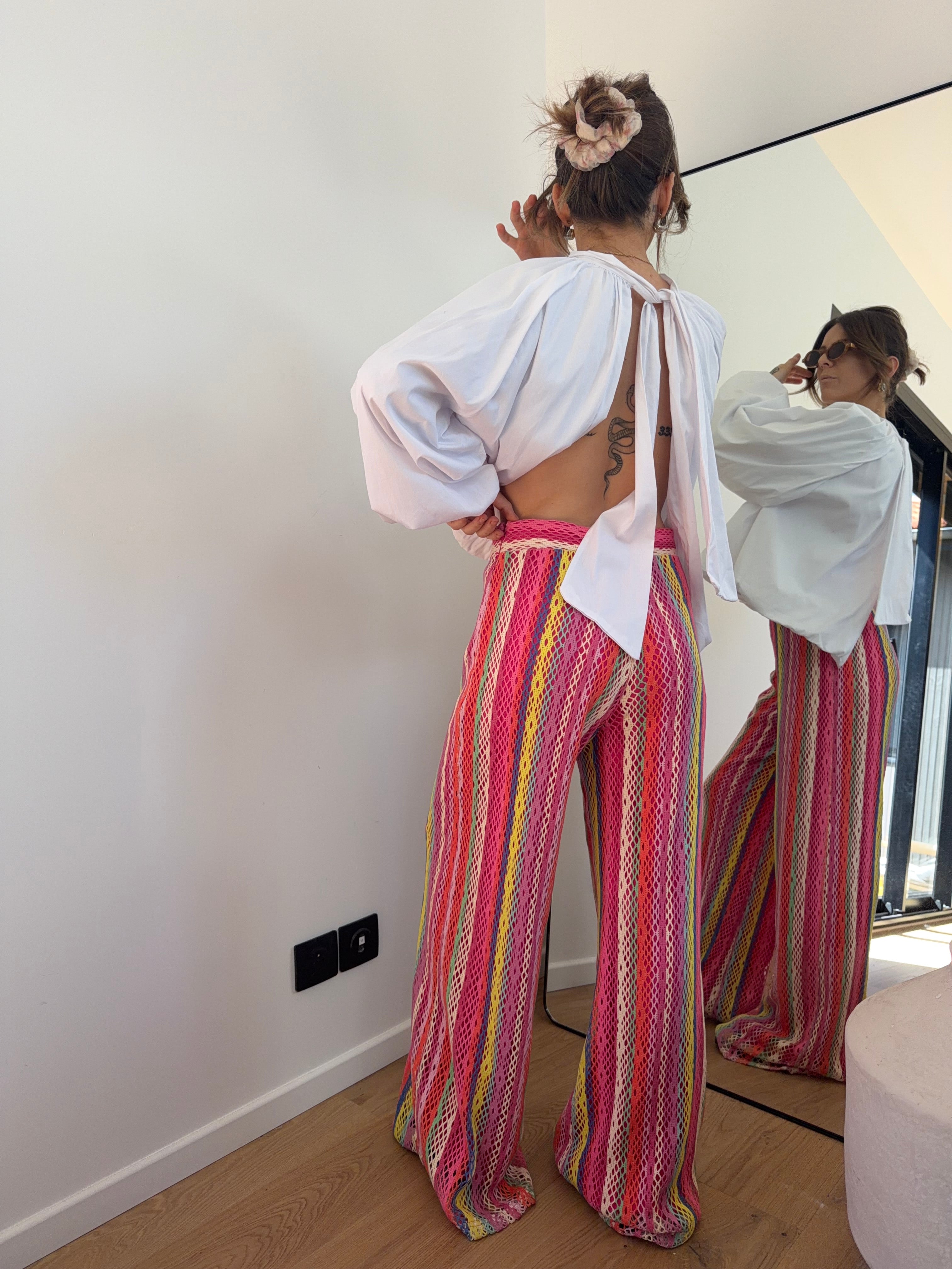 Pantalon crochet - color 🇫🇷