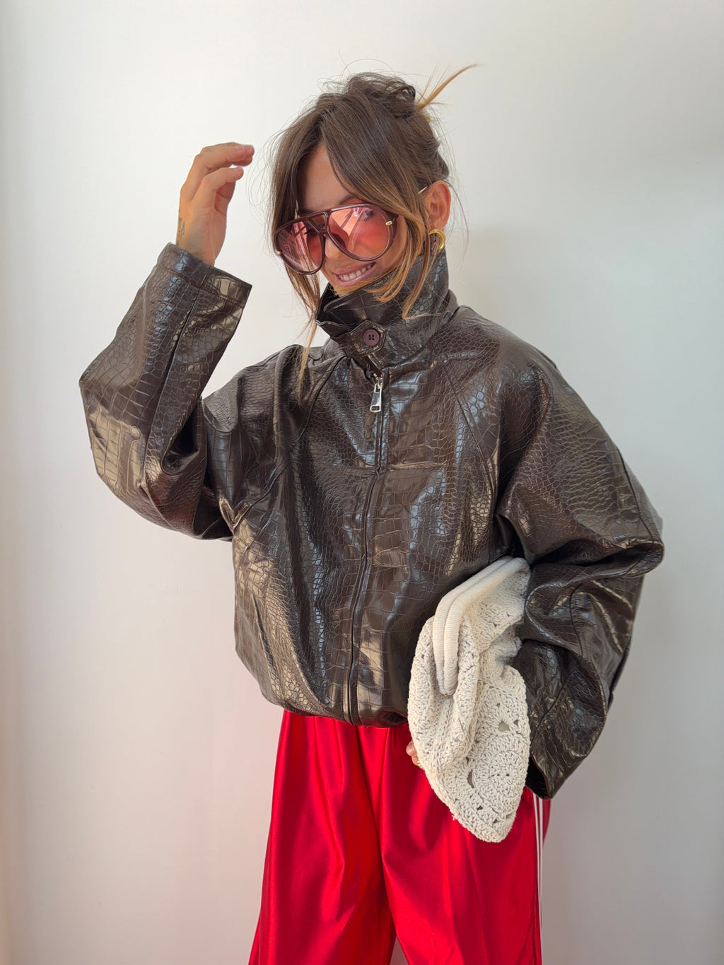 Veste Athènes - croco