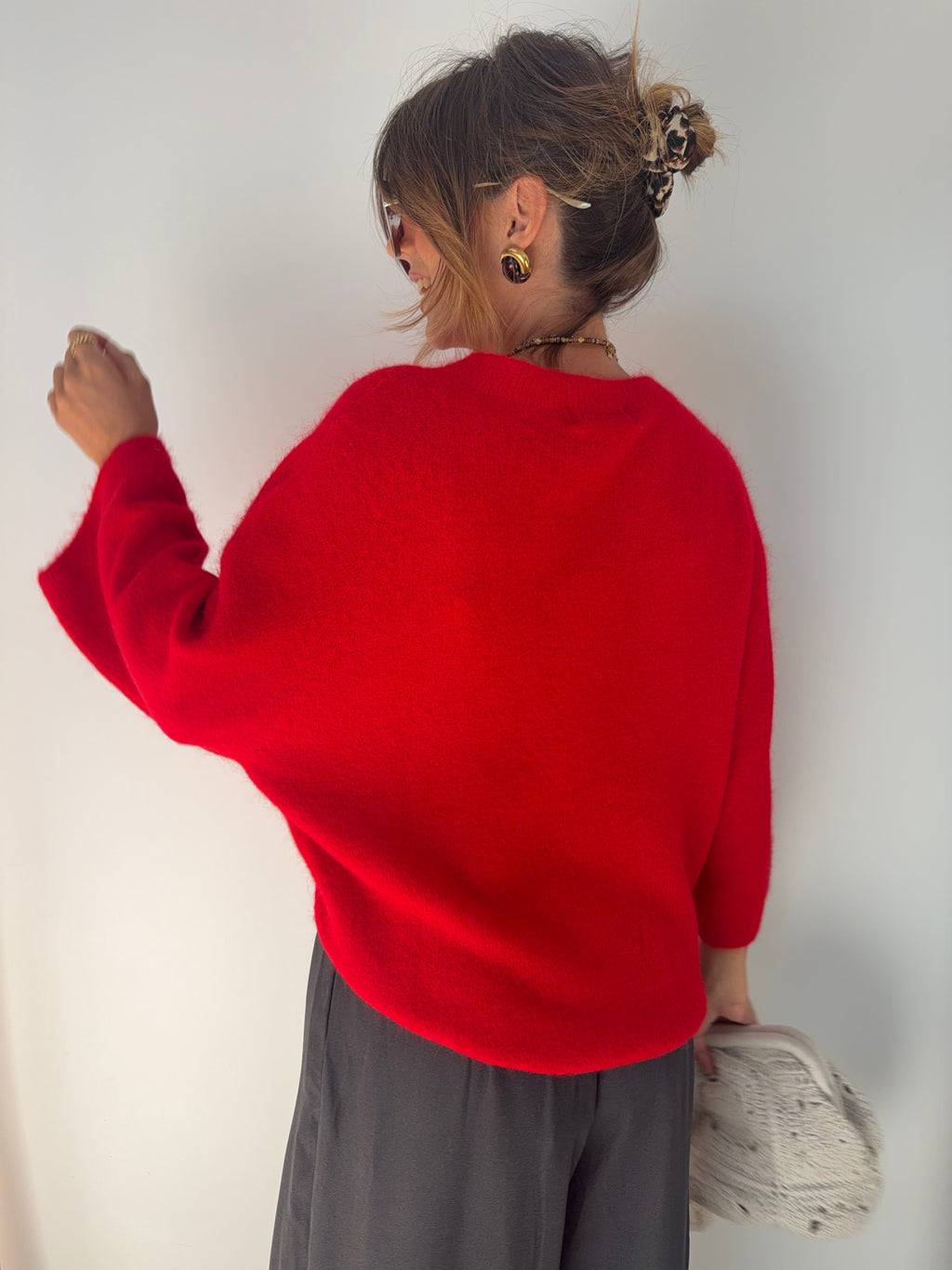 Pull Angora Seoul - rouge