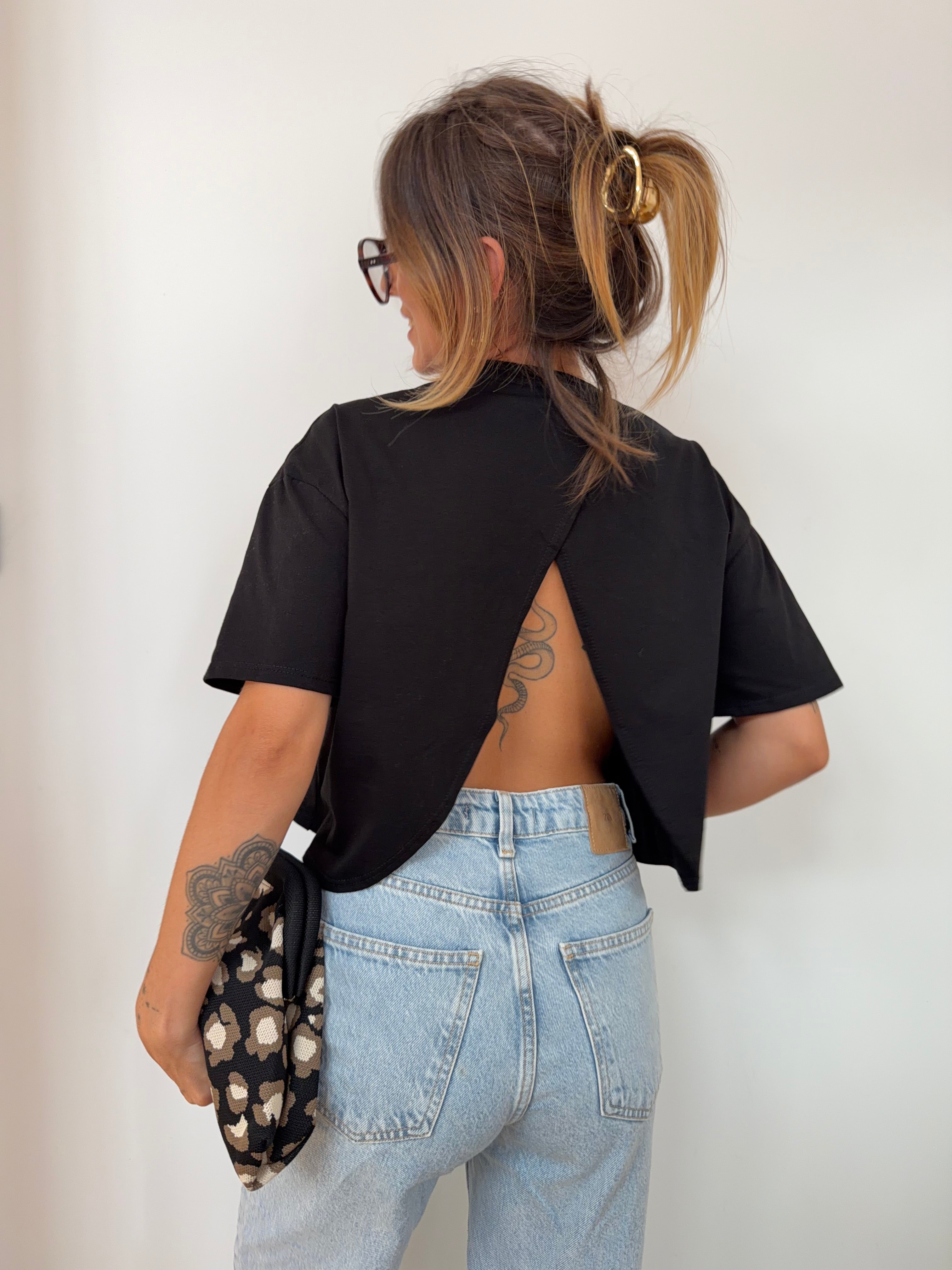 T-shirt Mia Lover's - noir