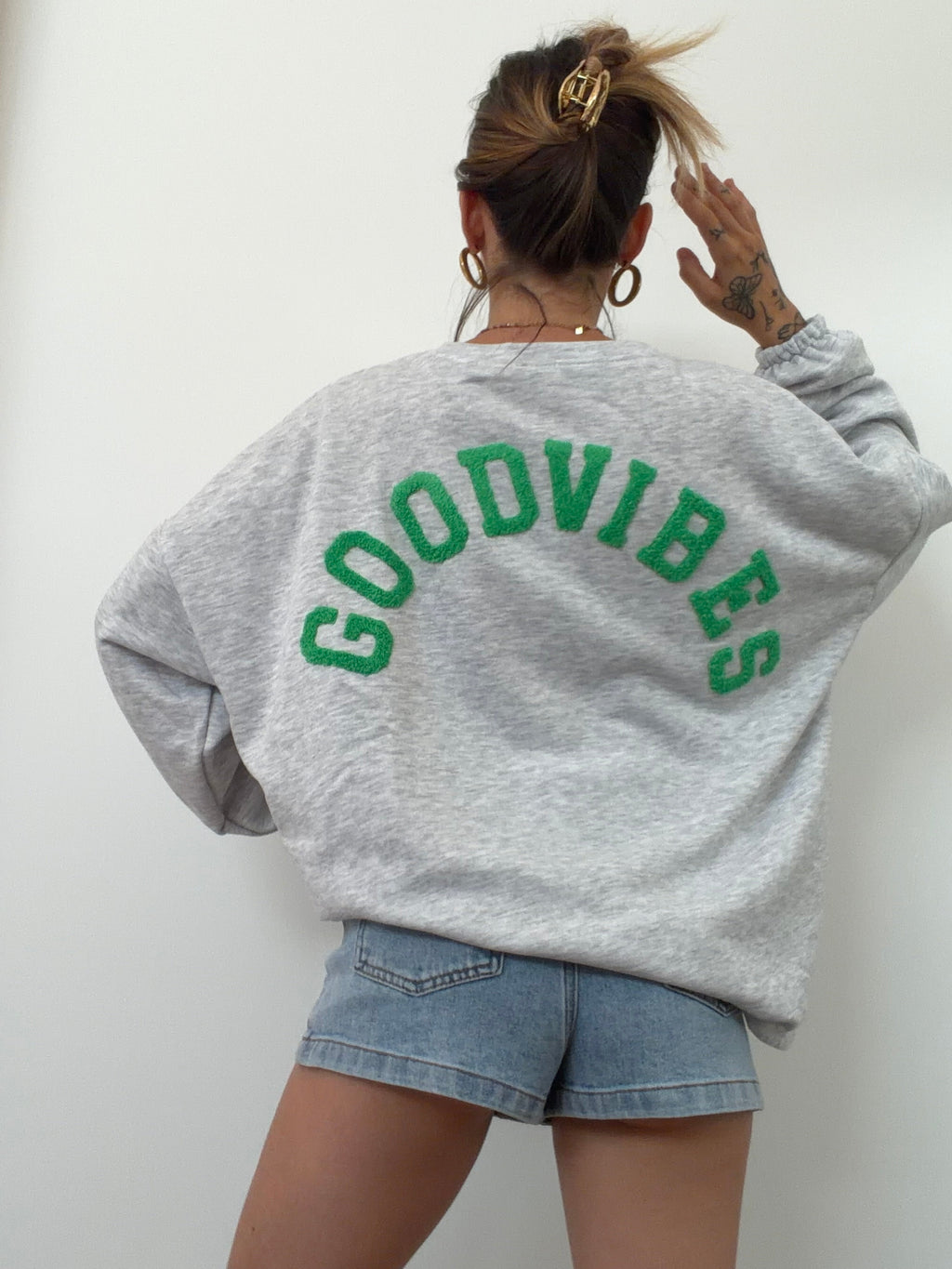 Sweat Good Vibes vert