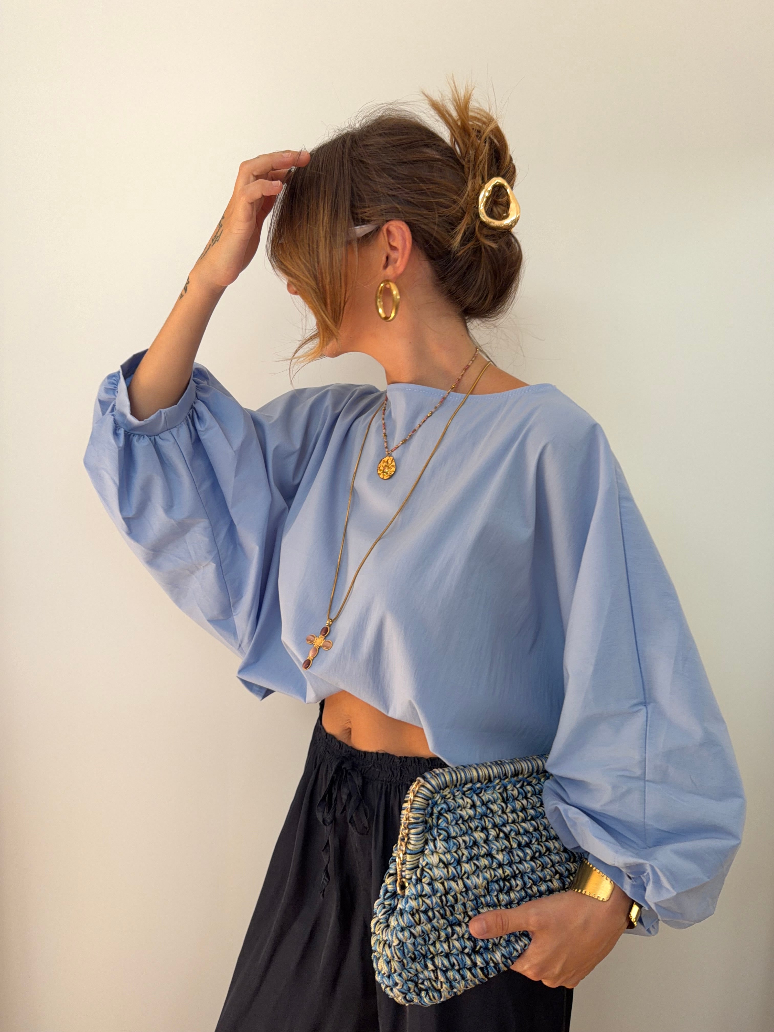 Blouse Elia - bleu clair