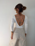 Body manches longues - blanc