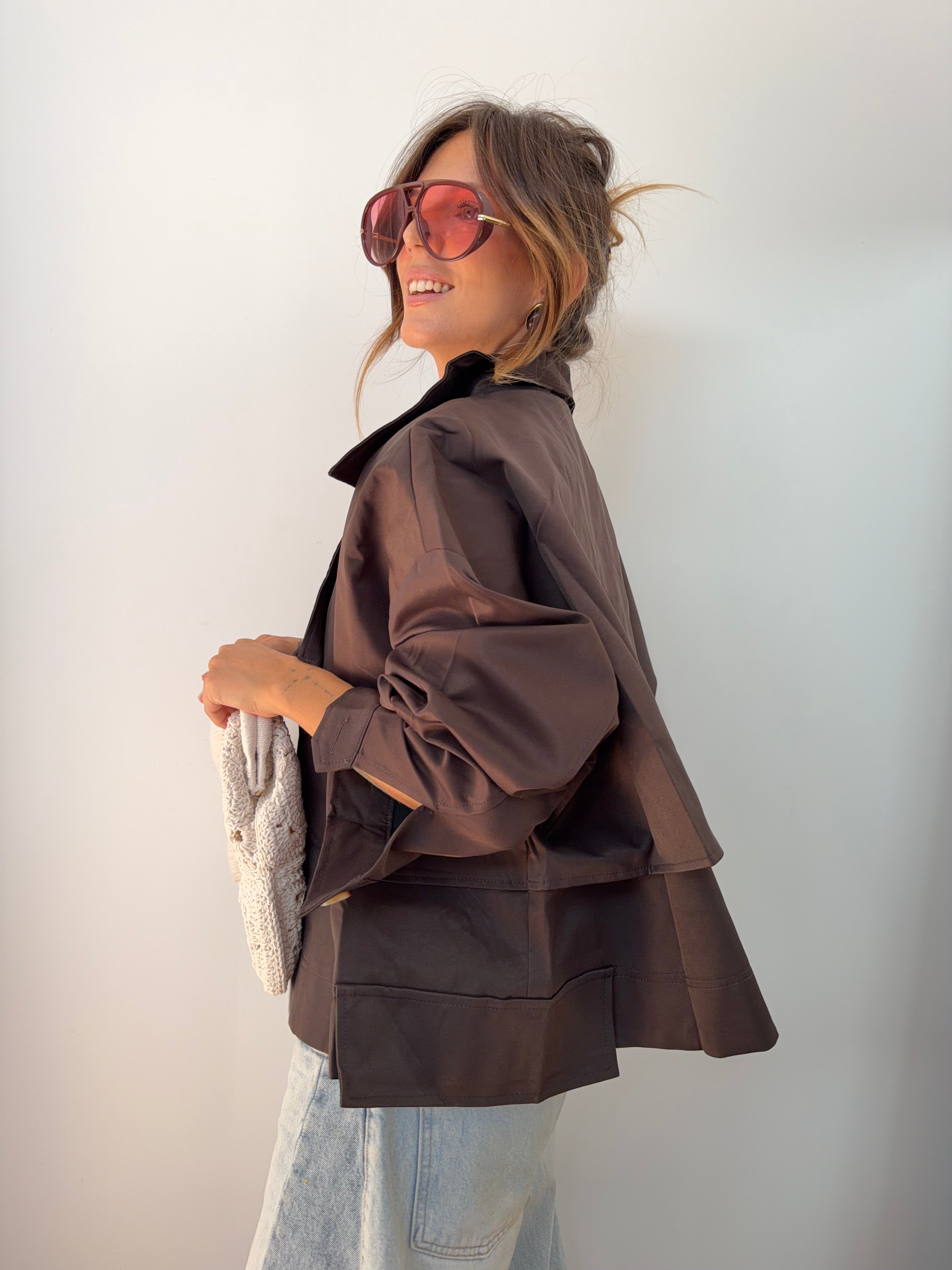 Trench Milan - chocolat