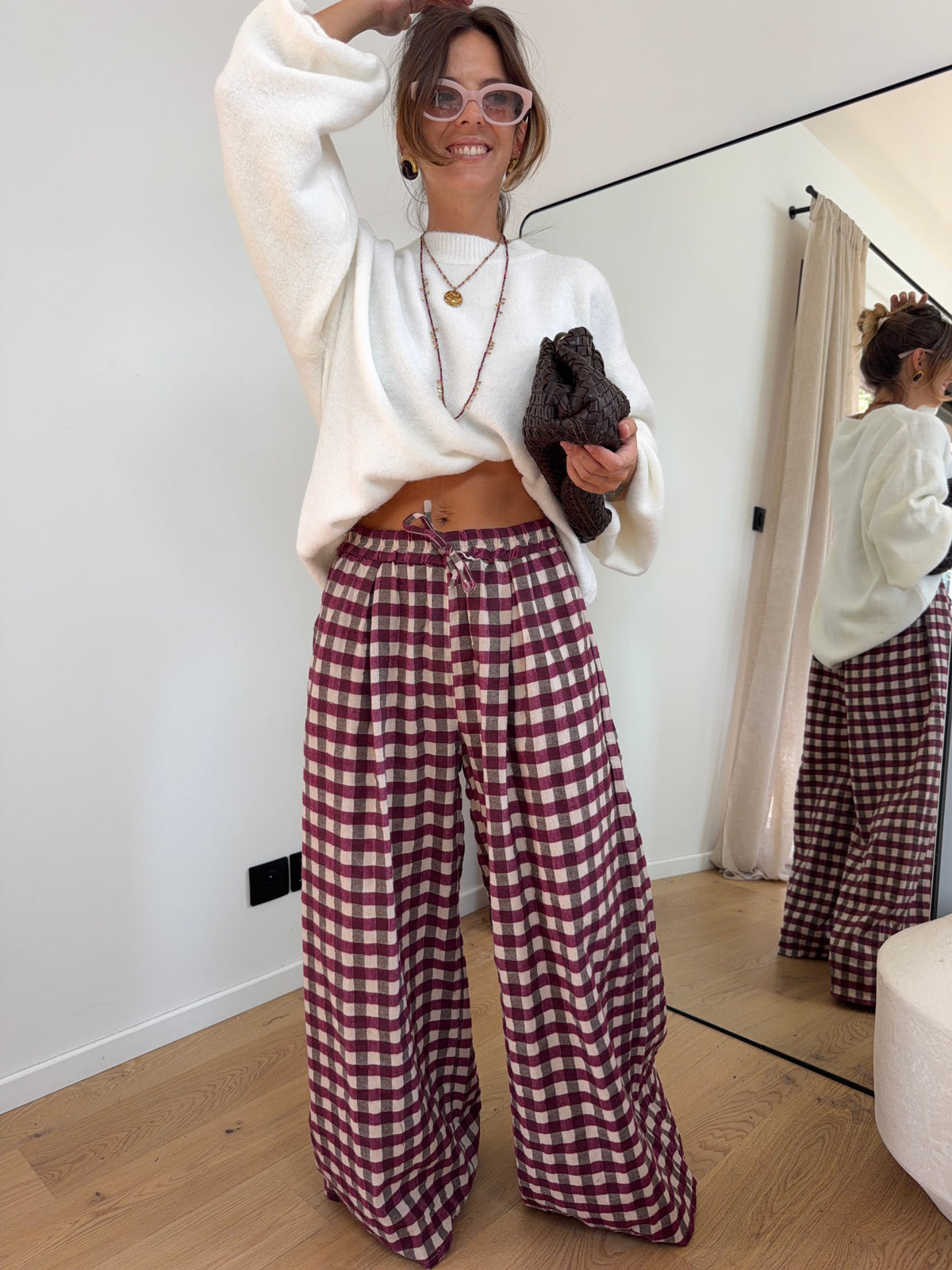 Pantalon Hazel - prune
