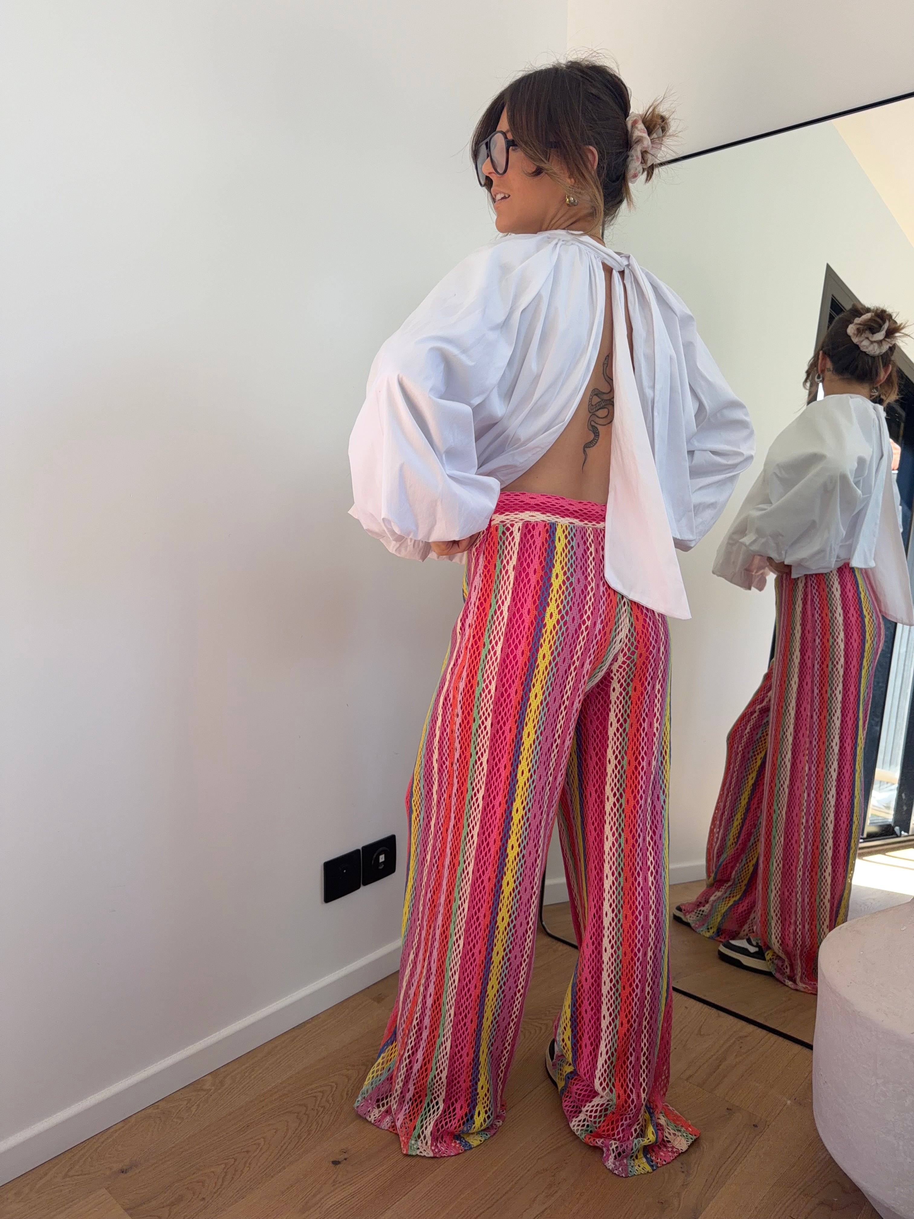 Pantalon crochet - color 🇫🇷