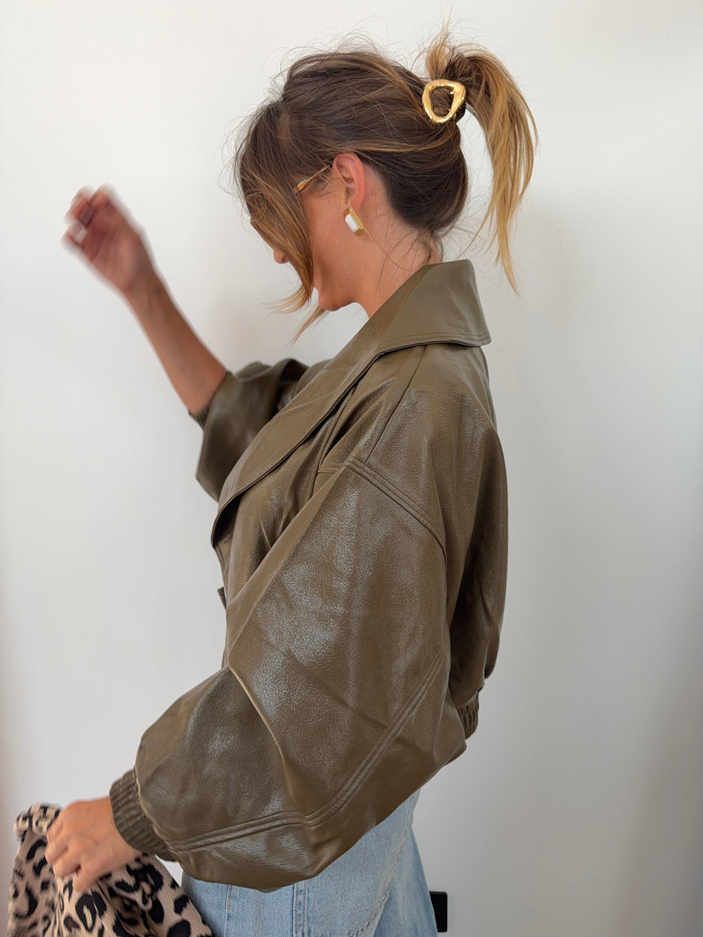 Veste simili kaki
