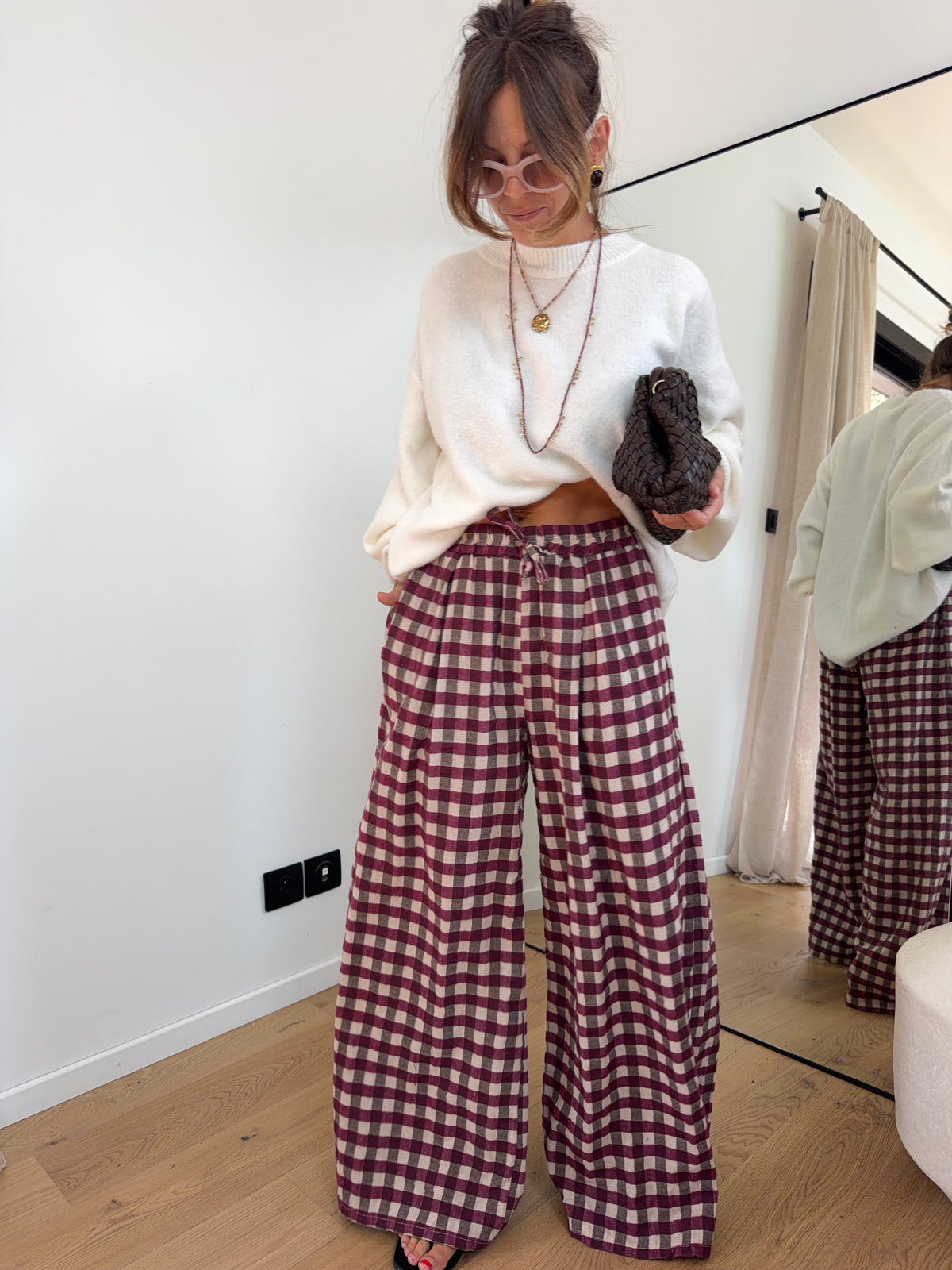 Pantalon Hazel - prune