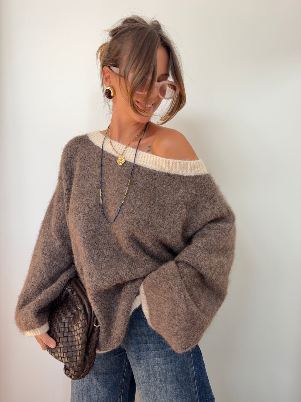 Pull Bali - moka et beige