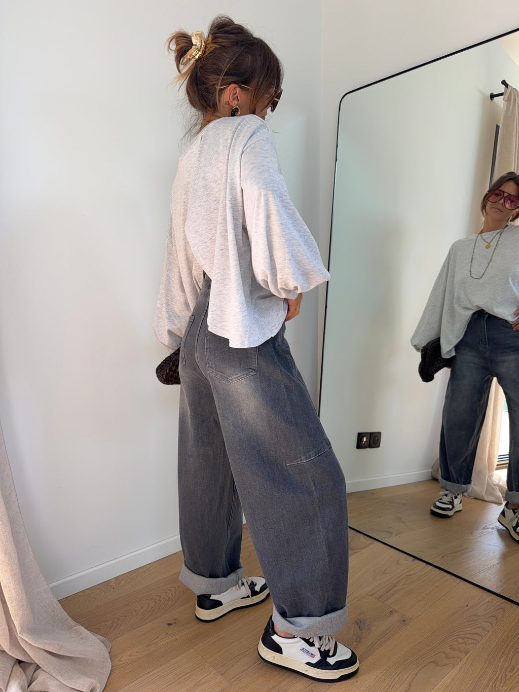 Jeans Mayron - gris clair
