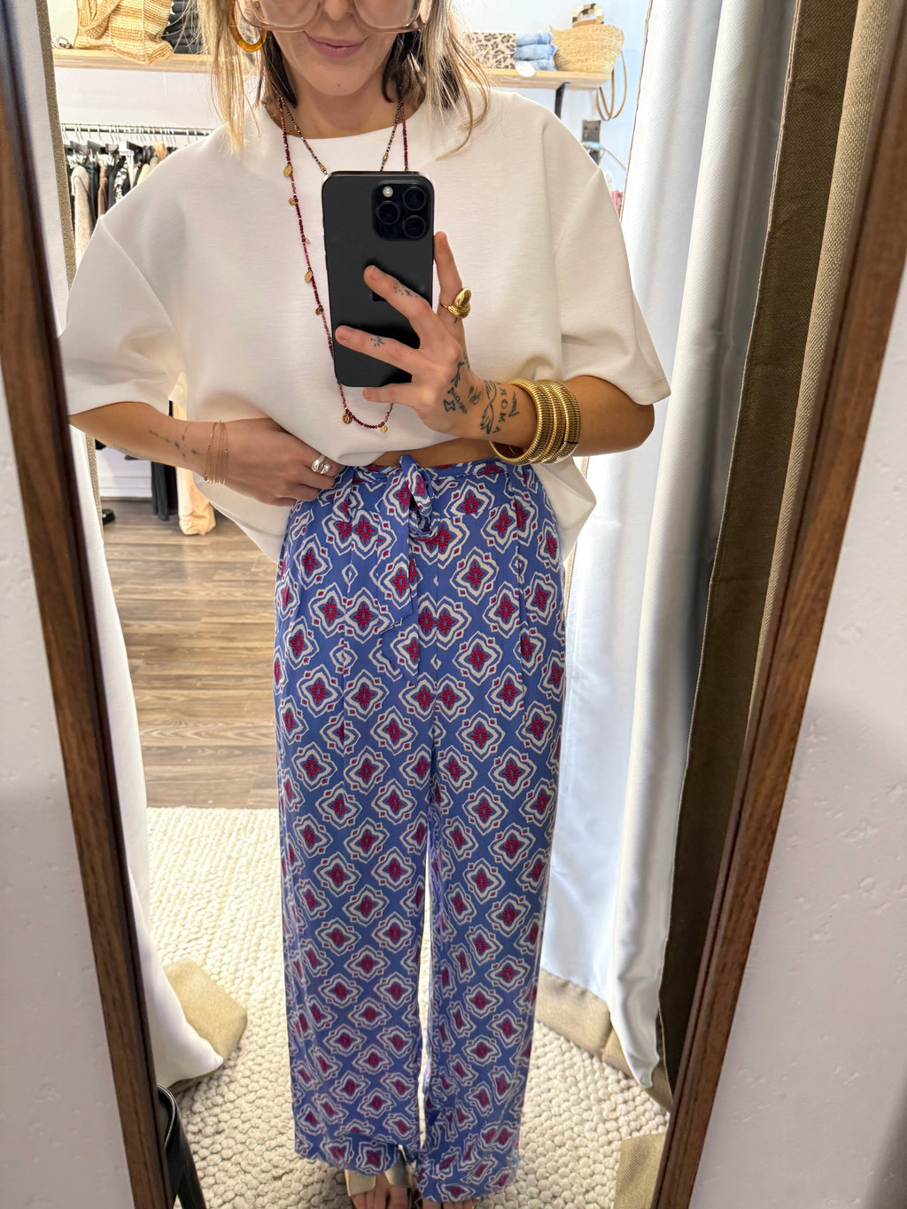 Pantalon fluide - bluna