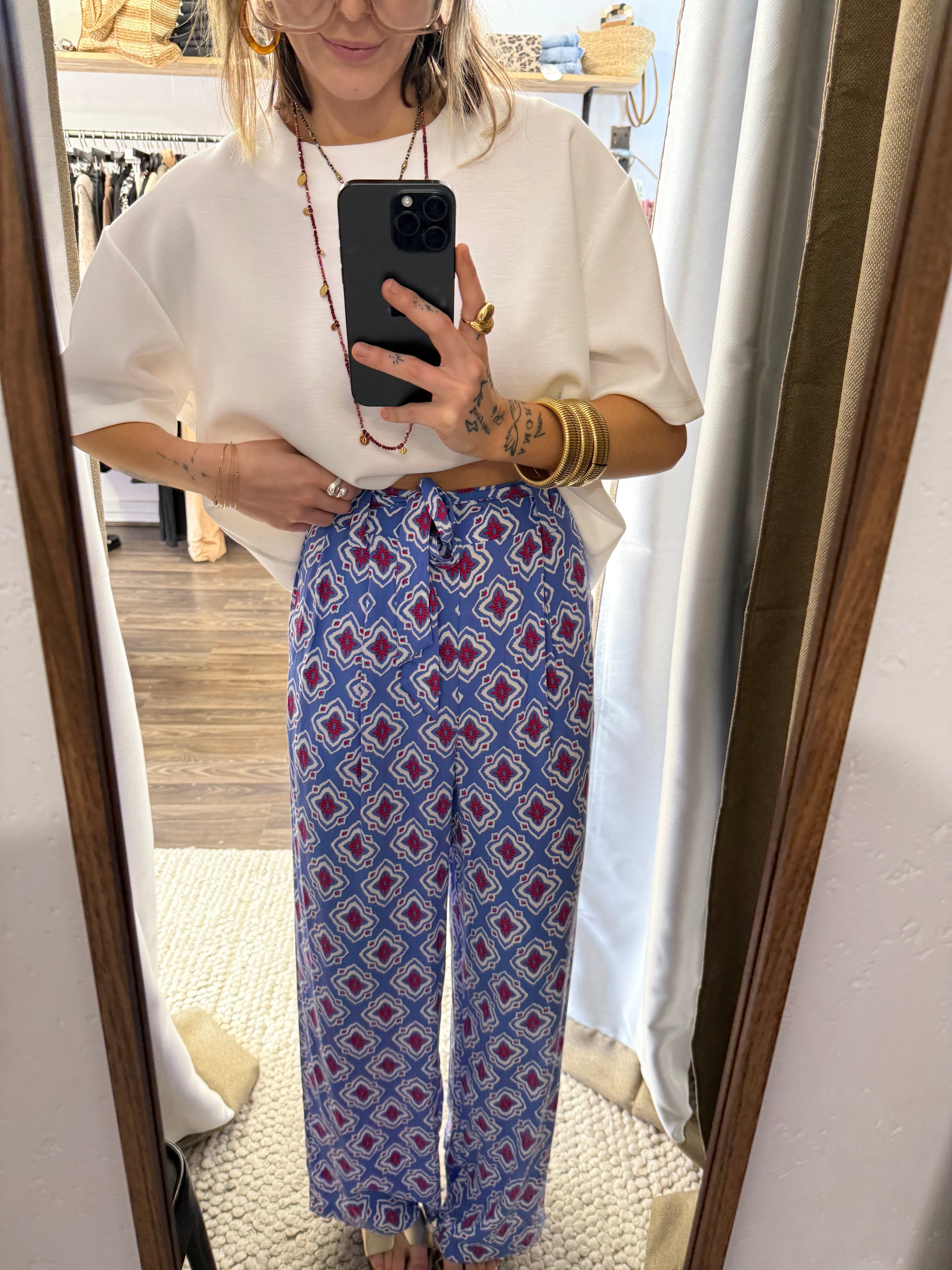 Pantalon fluide - bluna