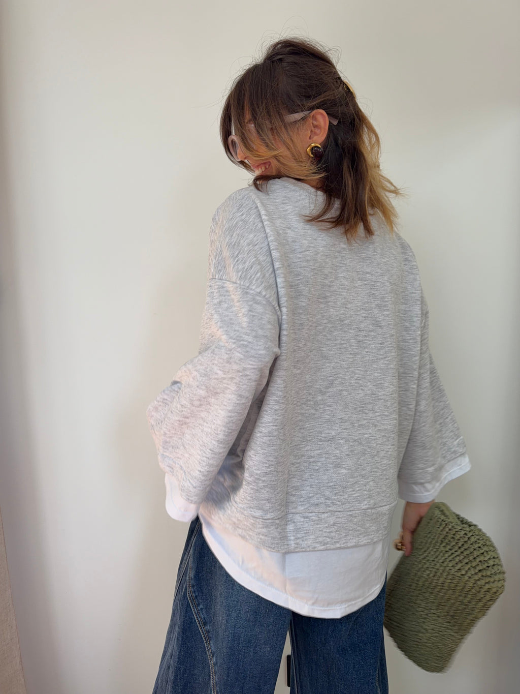 Double t-shirt - gris