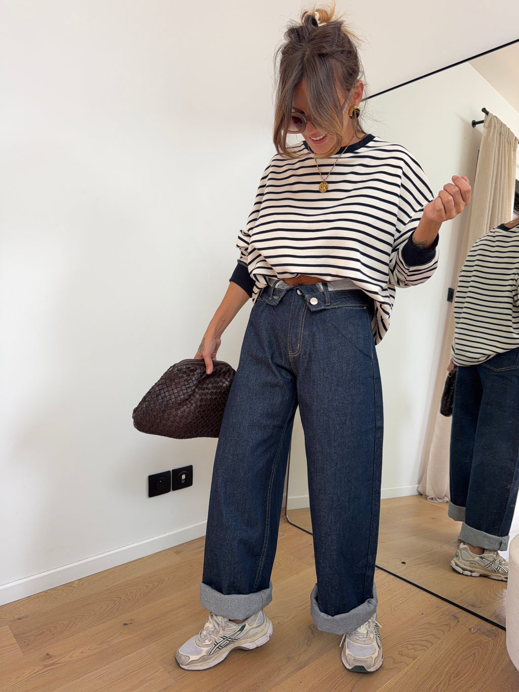 Jeans à revers Dave
