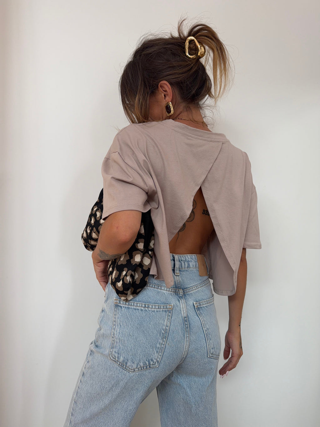 T-shirt Mia Lover's - taupe