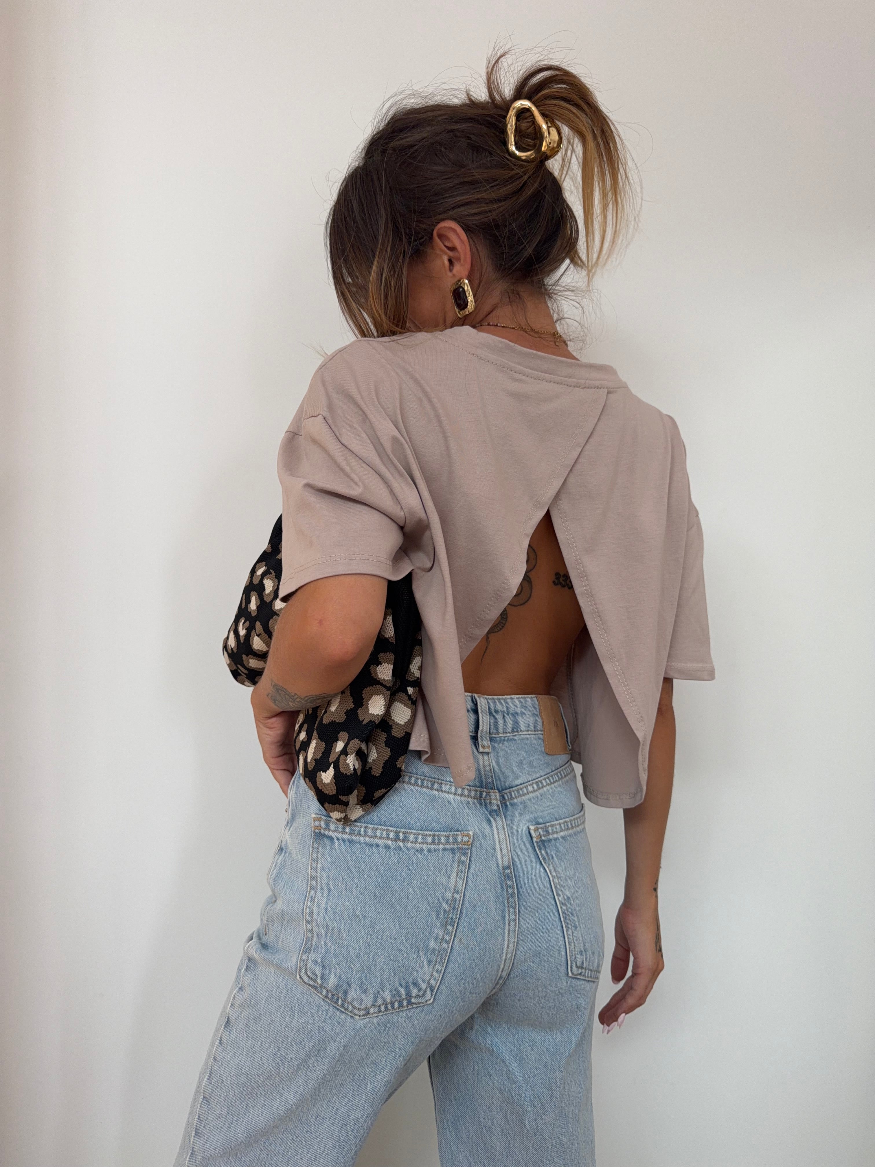 T-shirt Mia Lover's - taupe