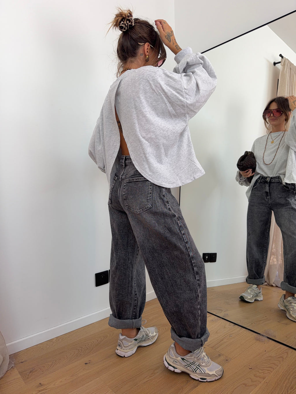 Jeans Maël - gris chiné