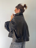 Veste similicuir - noire