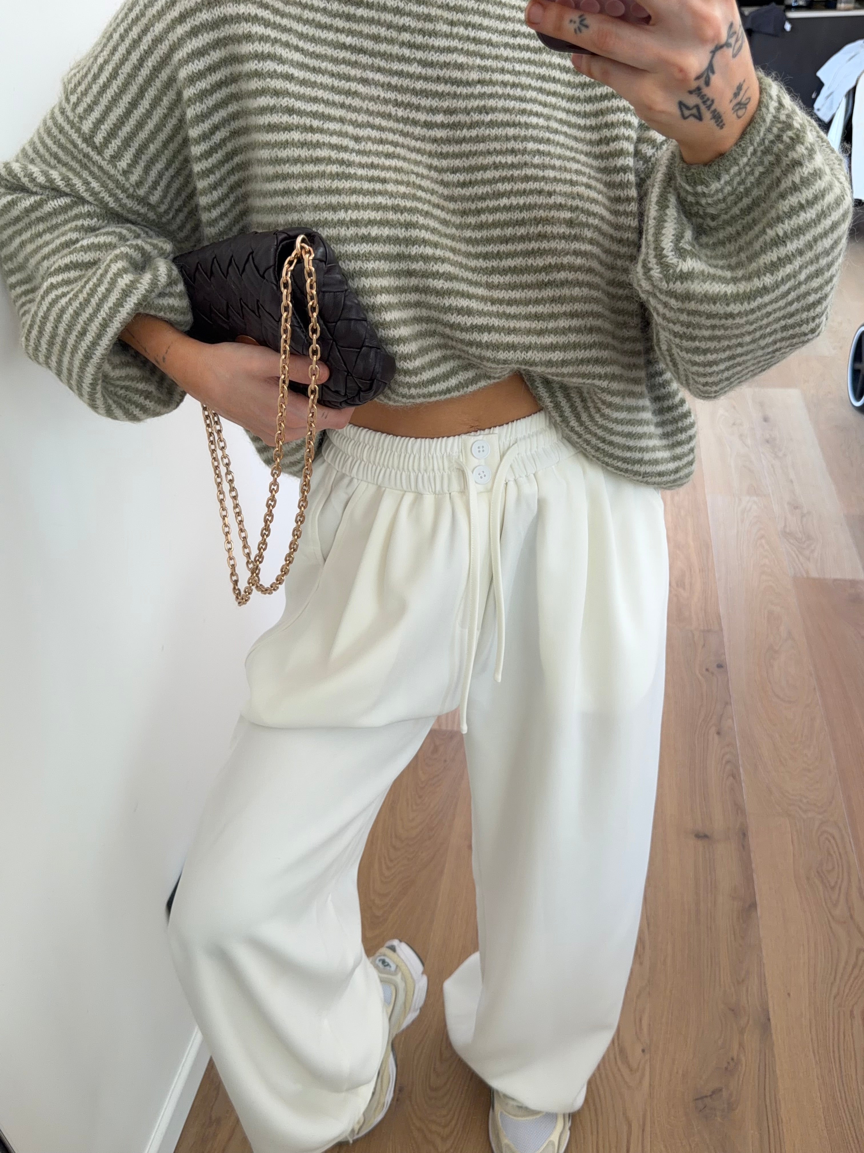 Pantalon souple - écru