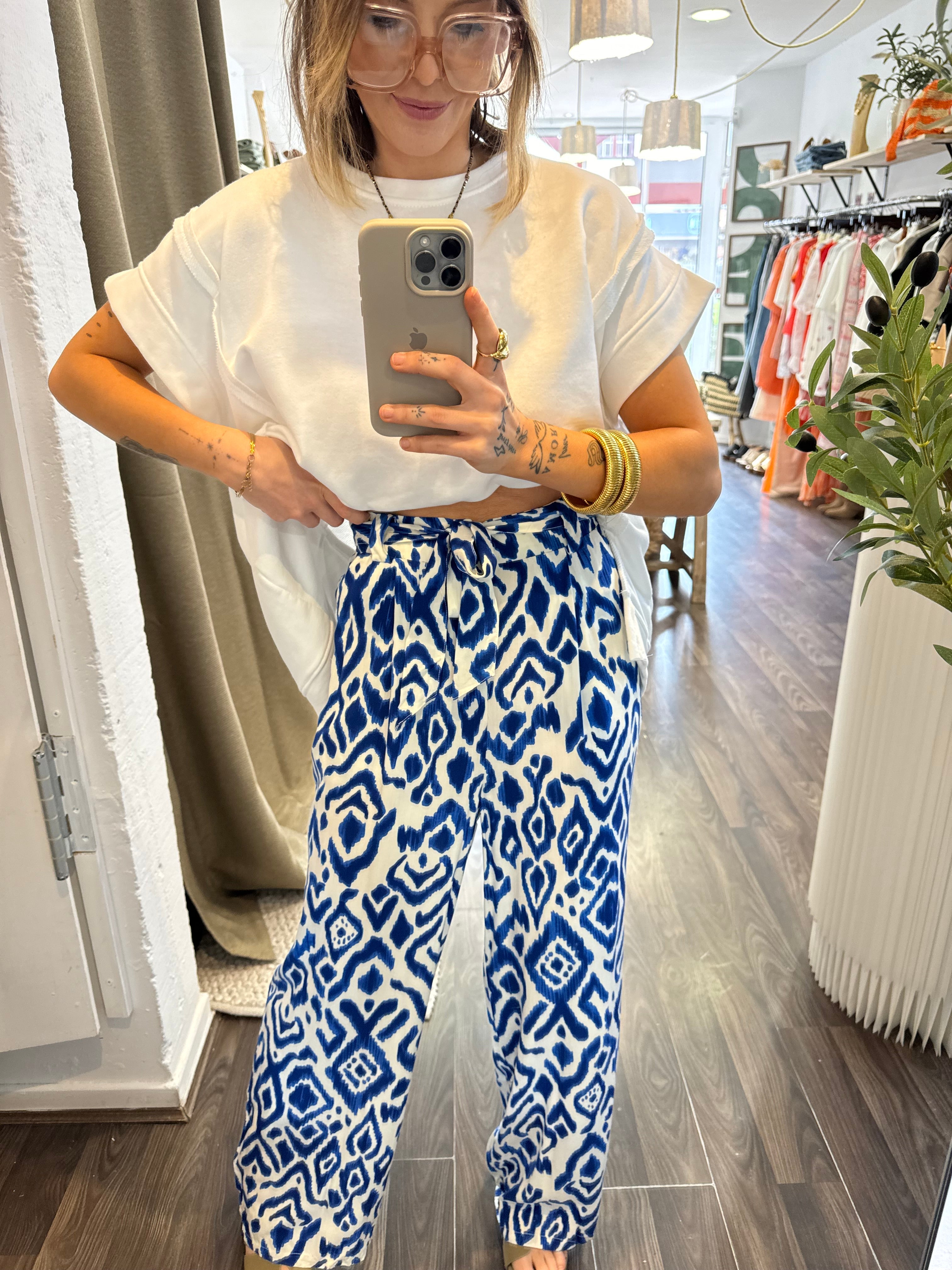 Pantalon fluide - blue