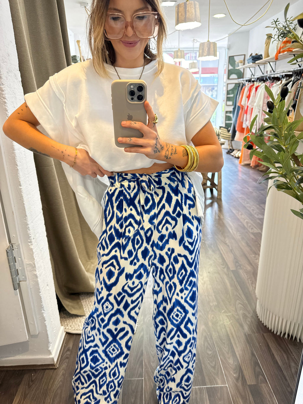Pantalon fluide - blue