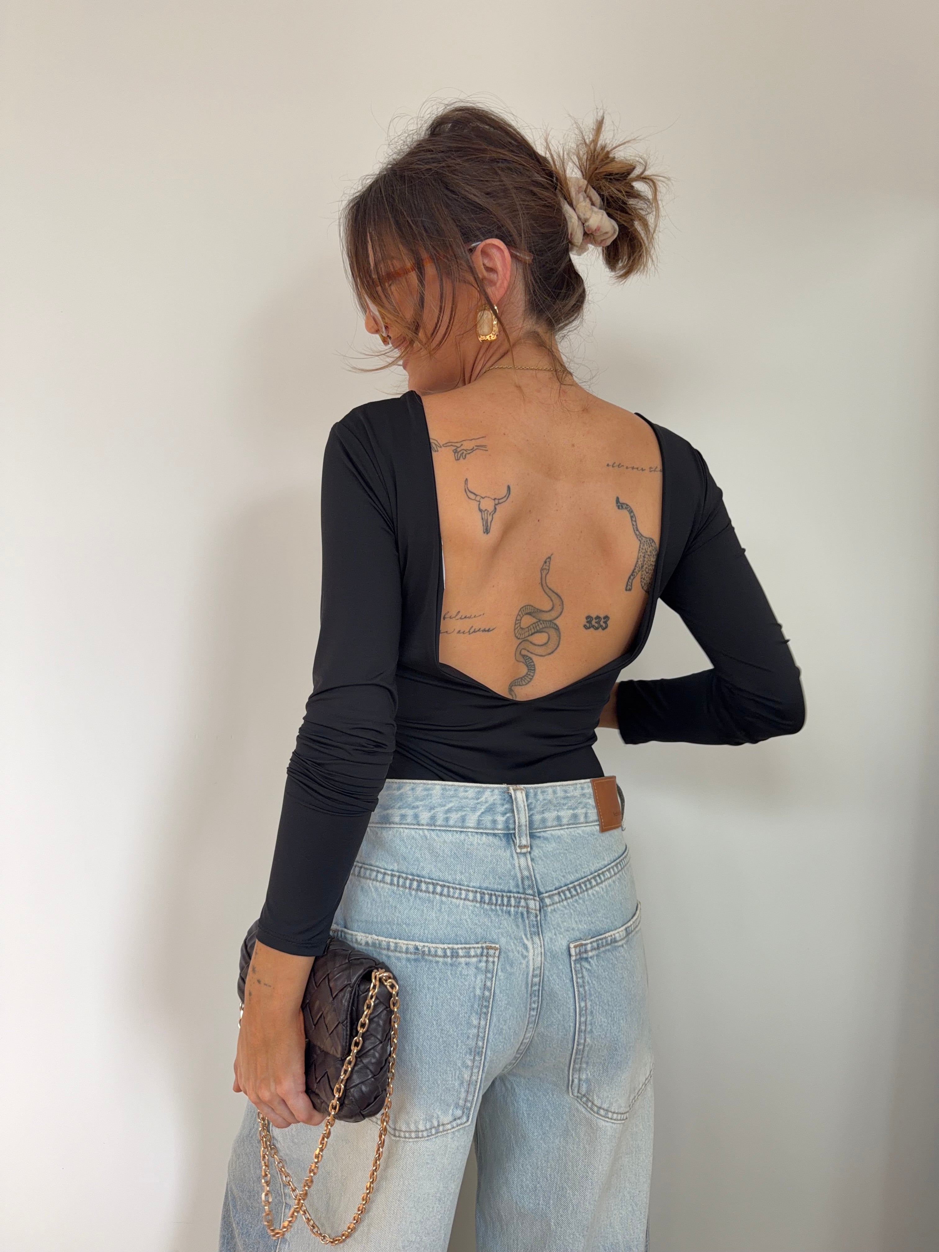 Body manches longues - noir