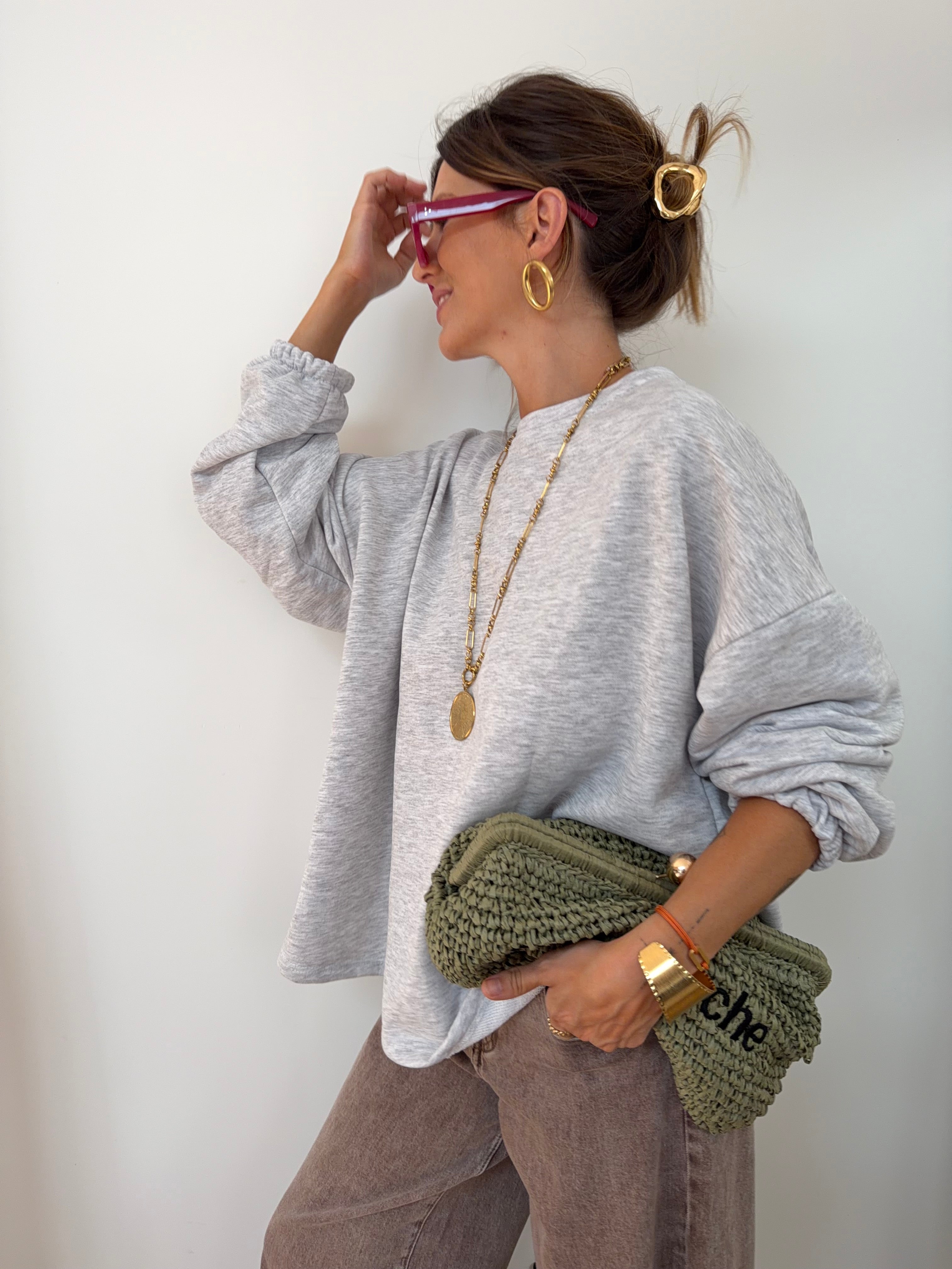 Sweat Copine - kaki