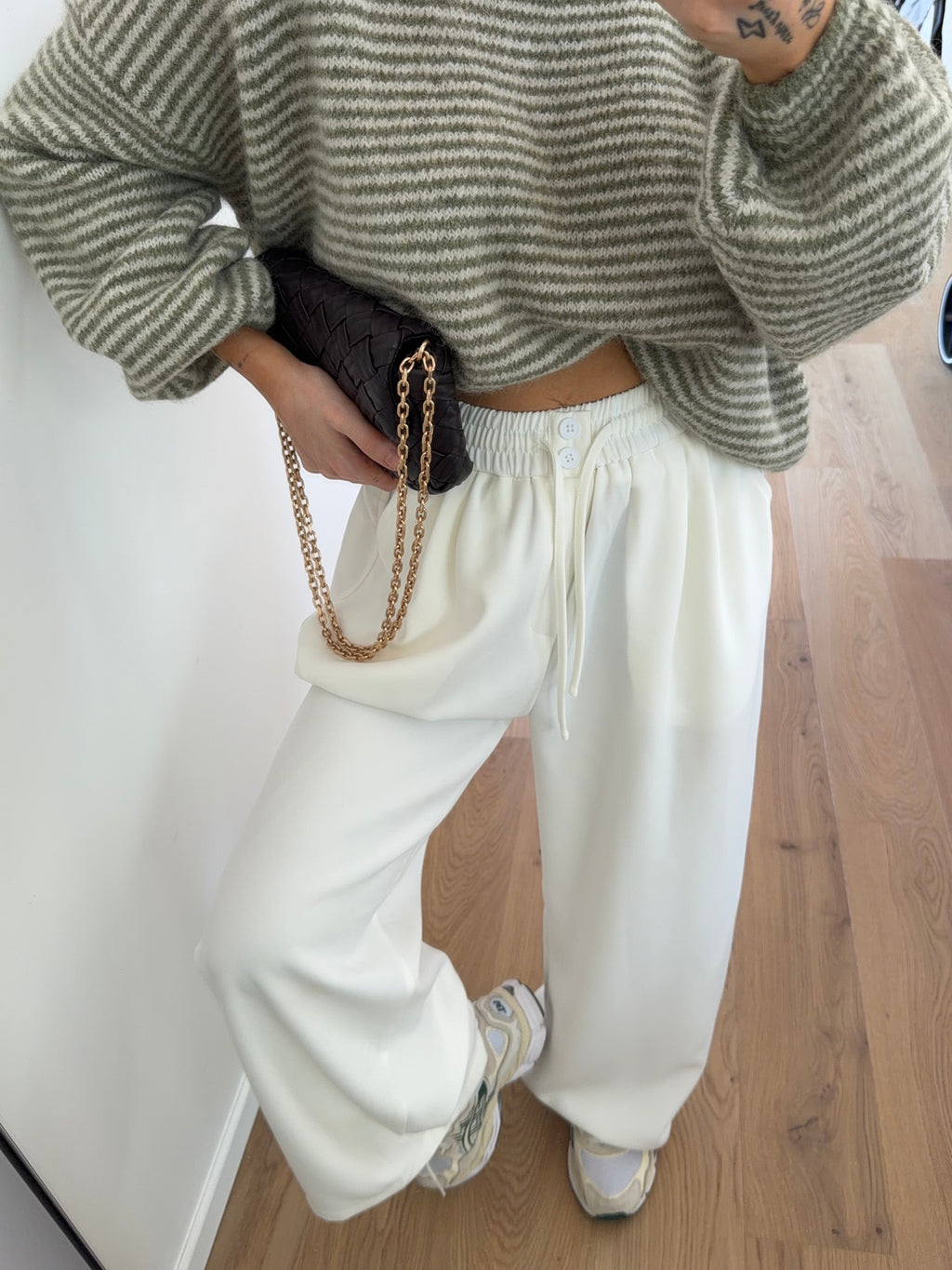 Pantalon souple - écru