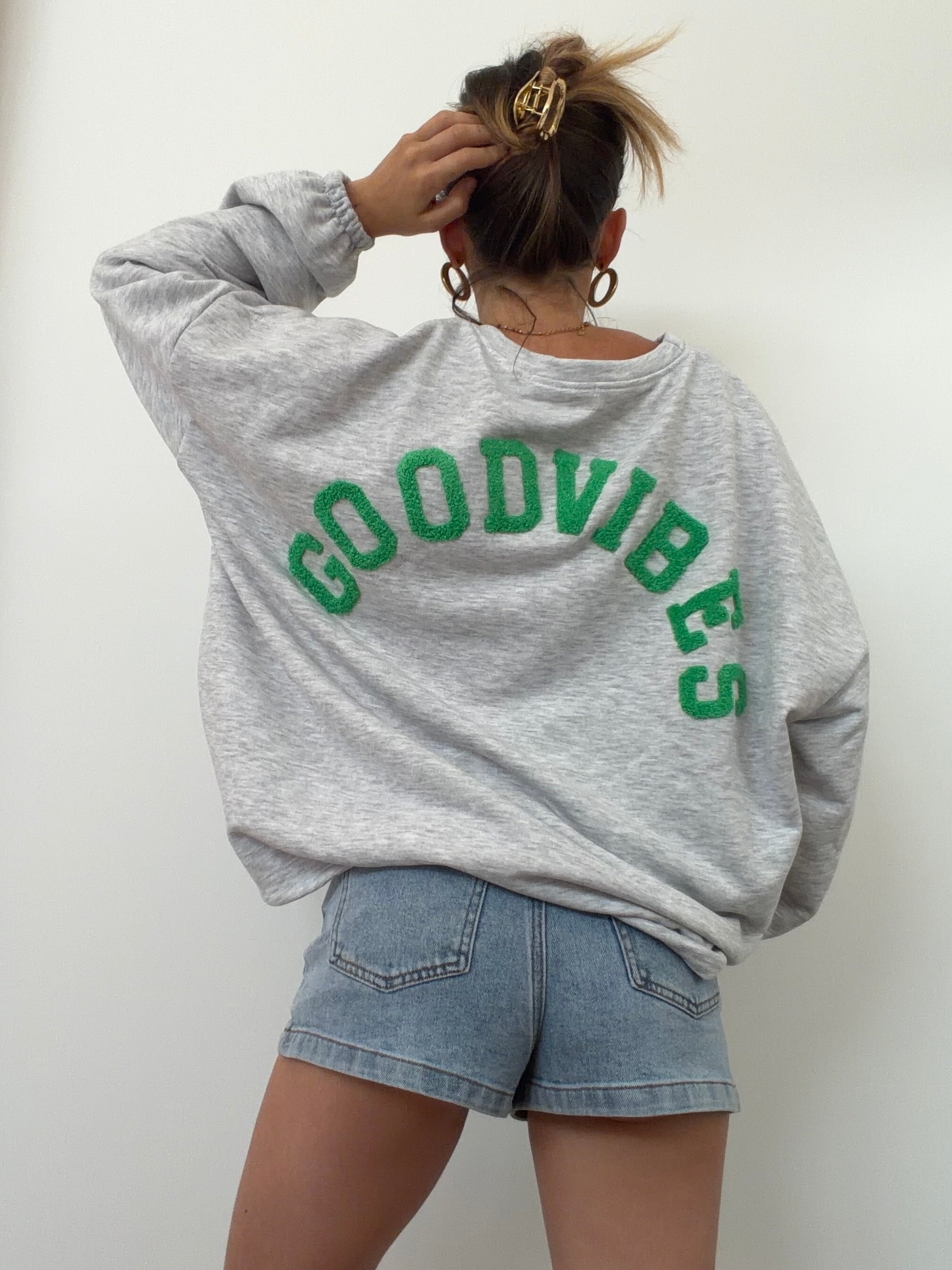 Sweat Good Vibes vert